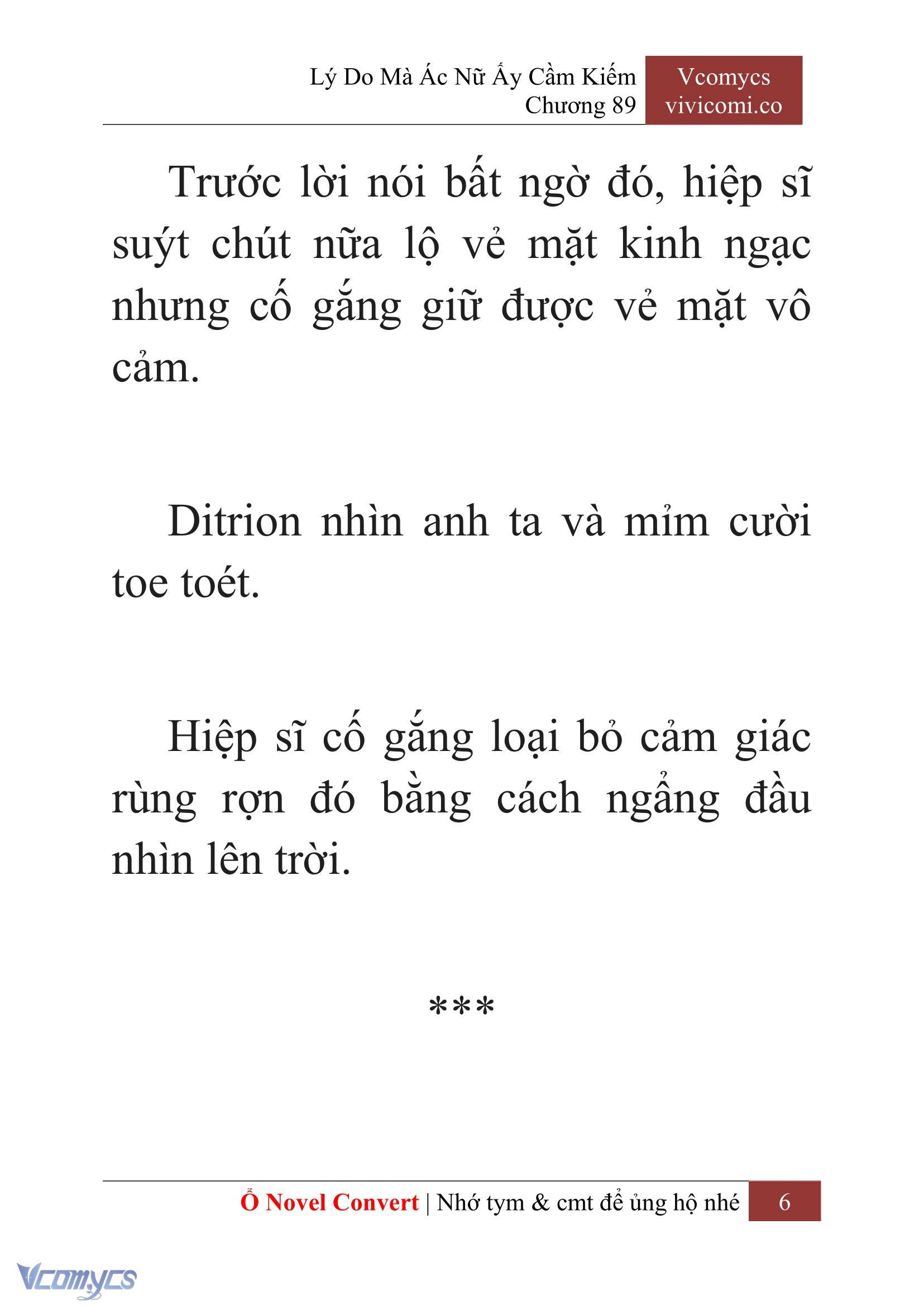 [Novel] Lý Do Mà Ác Nữ Ấy Cầm Kiếm Chap 89 - Trang 2