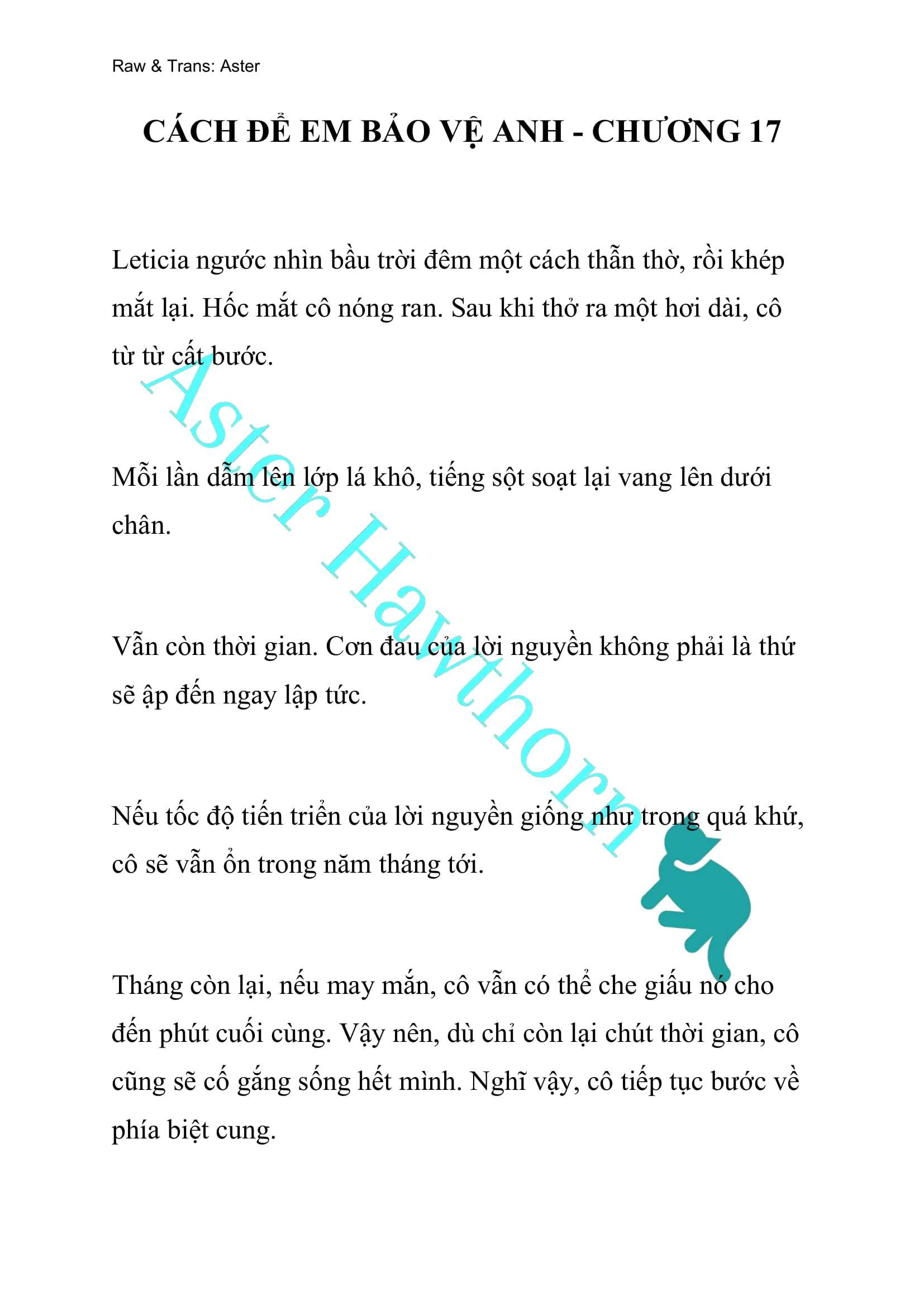 [NOVEL] Cách Để Em Bảo Vệ Anh Chap 17 - Trang 2