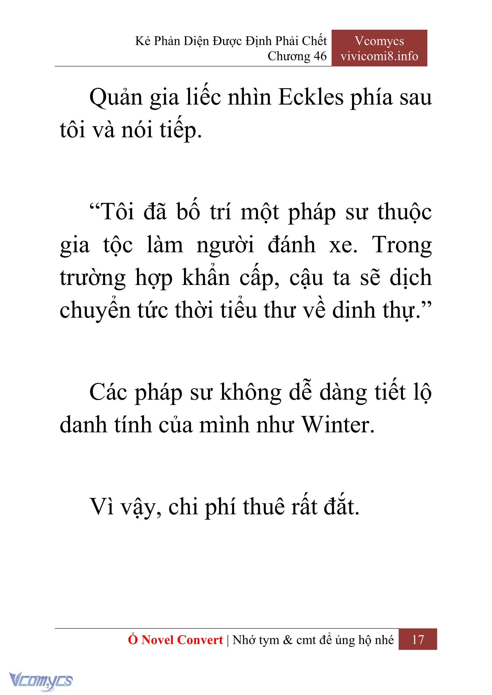 [Novel] Kẻ Phản Diện Được Định Phải Chết Chap 46 - Trang 2