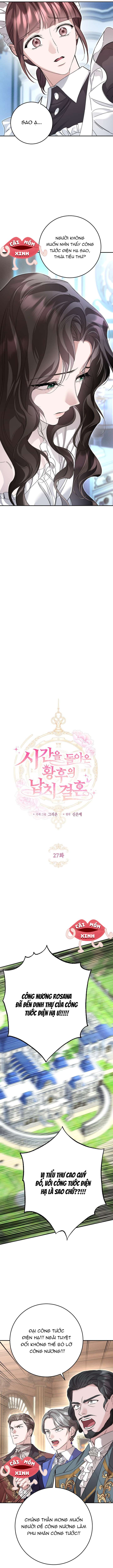 Cuộc Hôn Nhân Bị Bắt Cóc Xuyên Thời Gian Của Hoàng Hậu Chap 27 - Next Chap 28