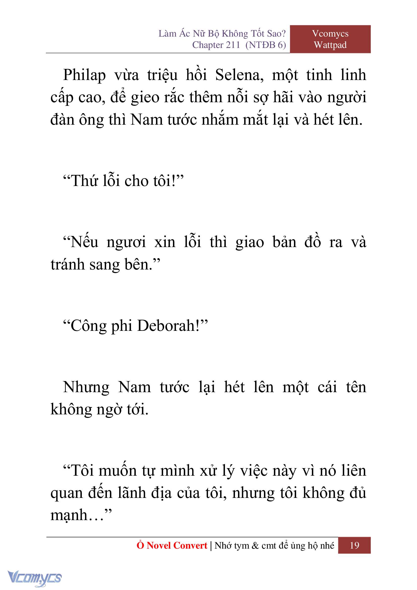 [Novel] Làm Ác Nữ Bộ Không Tốt Sao? Chap 211 - Trang 2