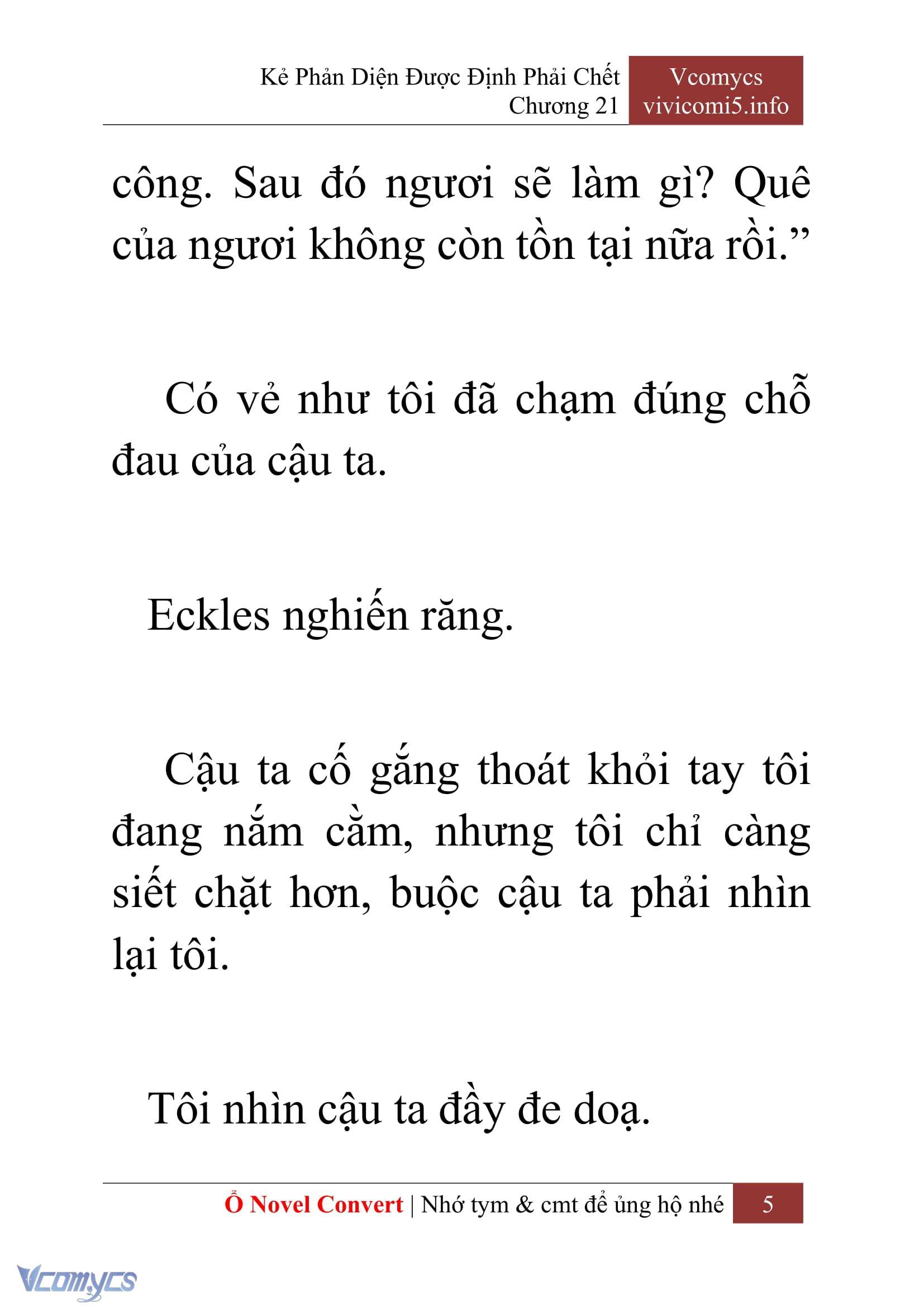 [Novel] Kẻ Phản Diện Được Định Phải Chết Chap 21 - Trang 2
