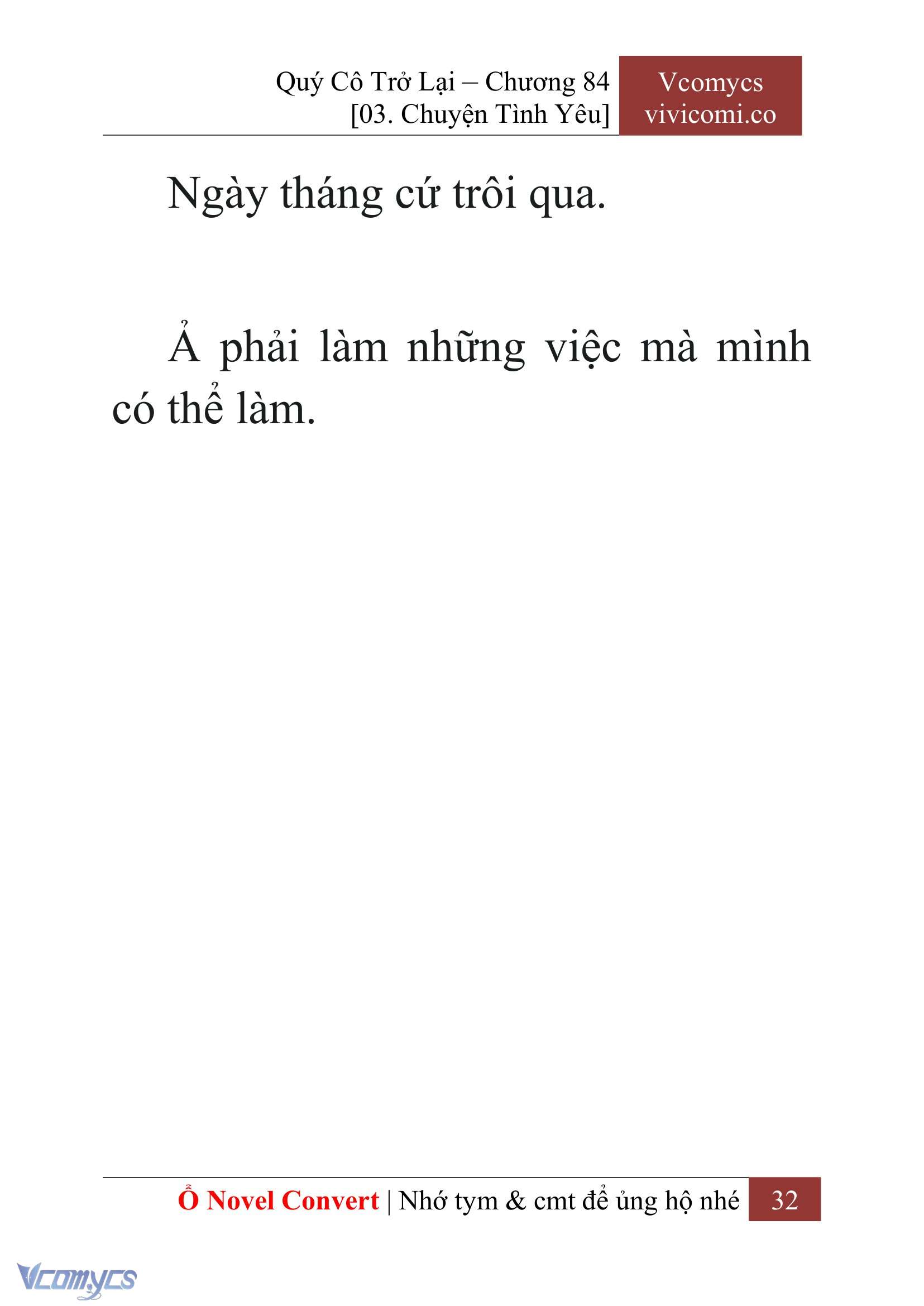 [Novel] Quý Cô Trở Lại Chap 84 - Trang 2