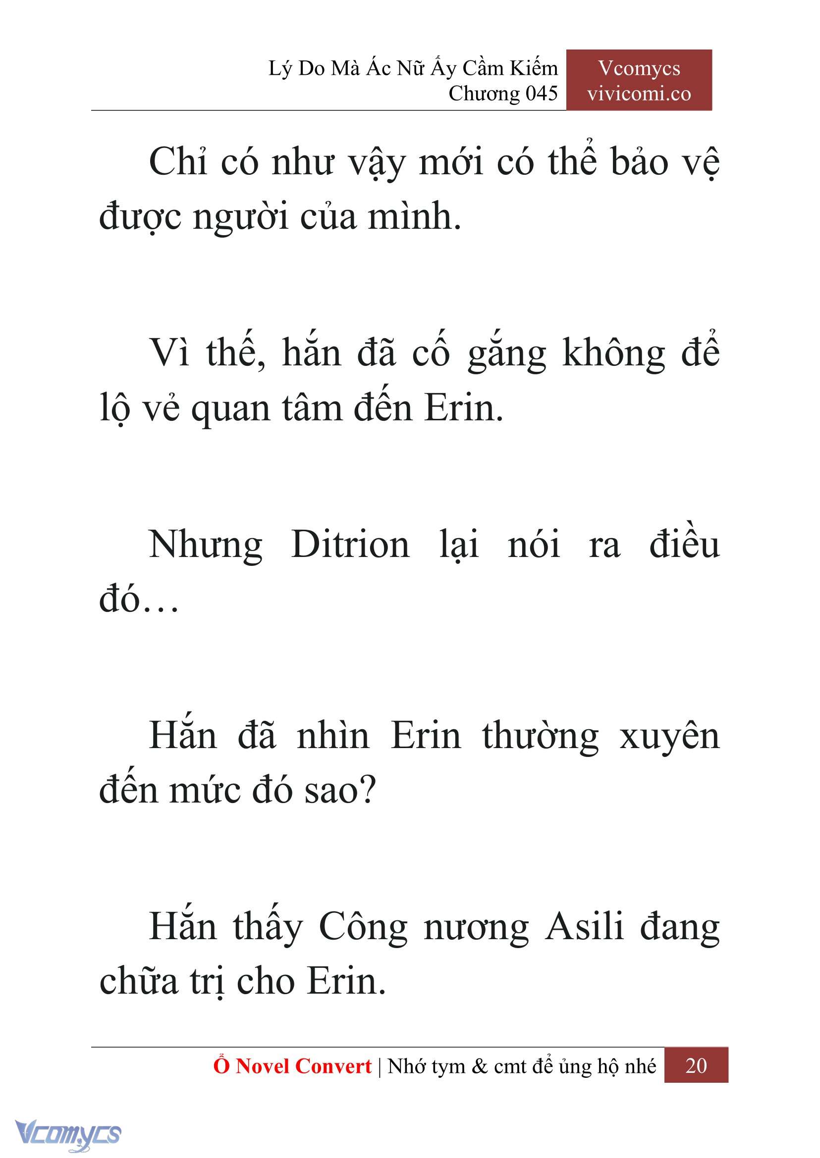 [Novel] Lý Do Mà Ác Nữ Ấy Cầm Kiếm Chap 45 - Next 