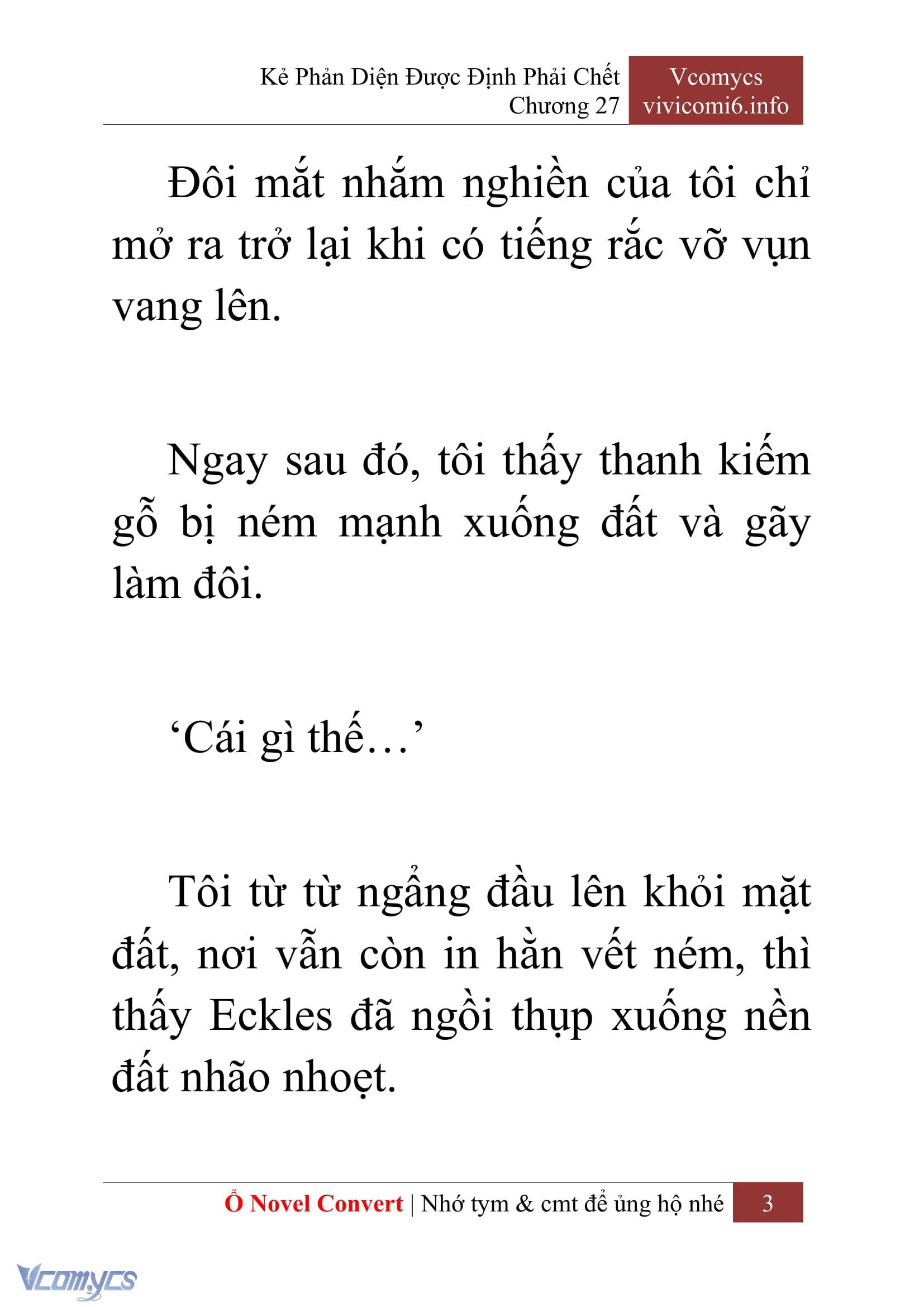 [Novel] Kẻ Phản Diện Được Định Phải Chết Chap 27 - Trang 2