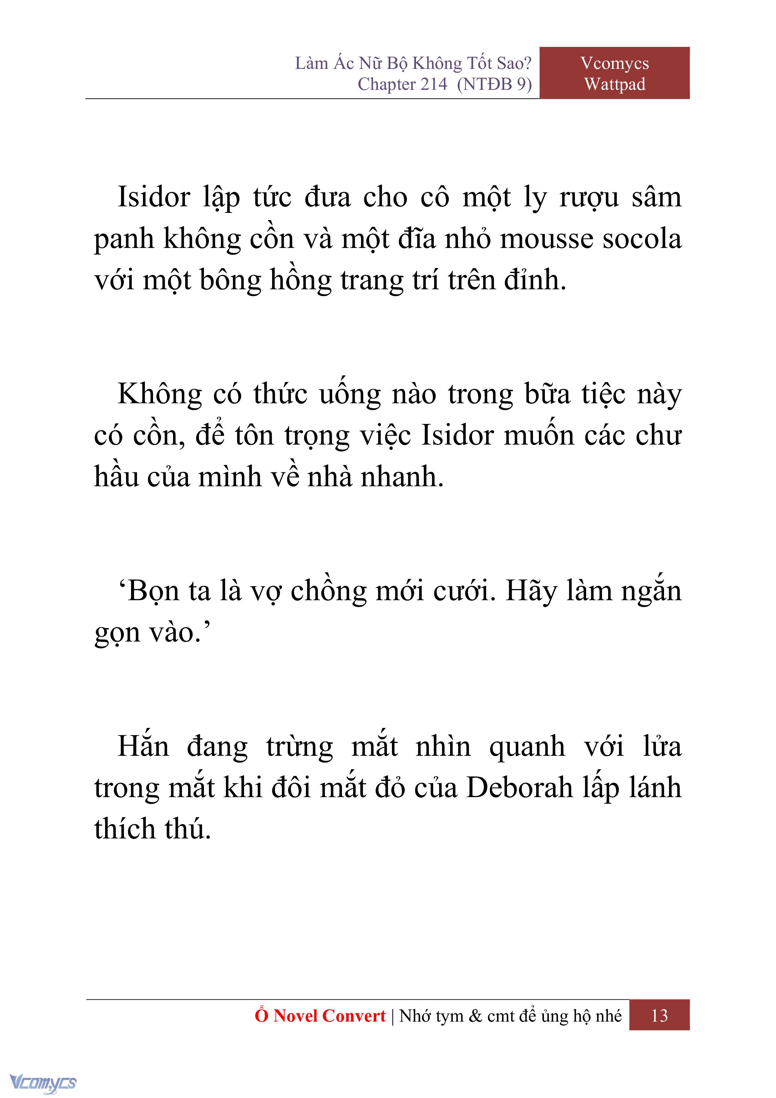 [Novel] Làm Ác Nữ Bộ Không Tốt Sao? Chap 214 - Trang 2