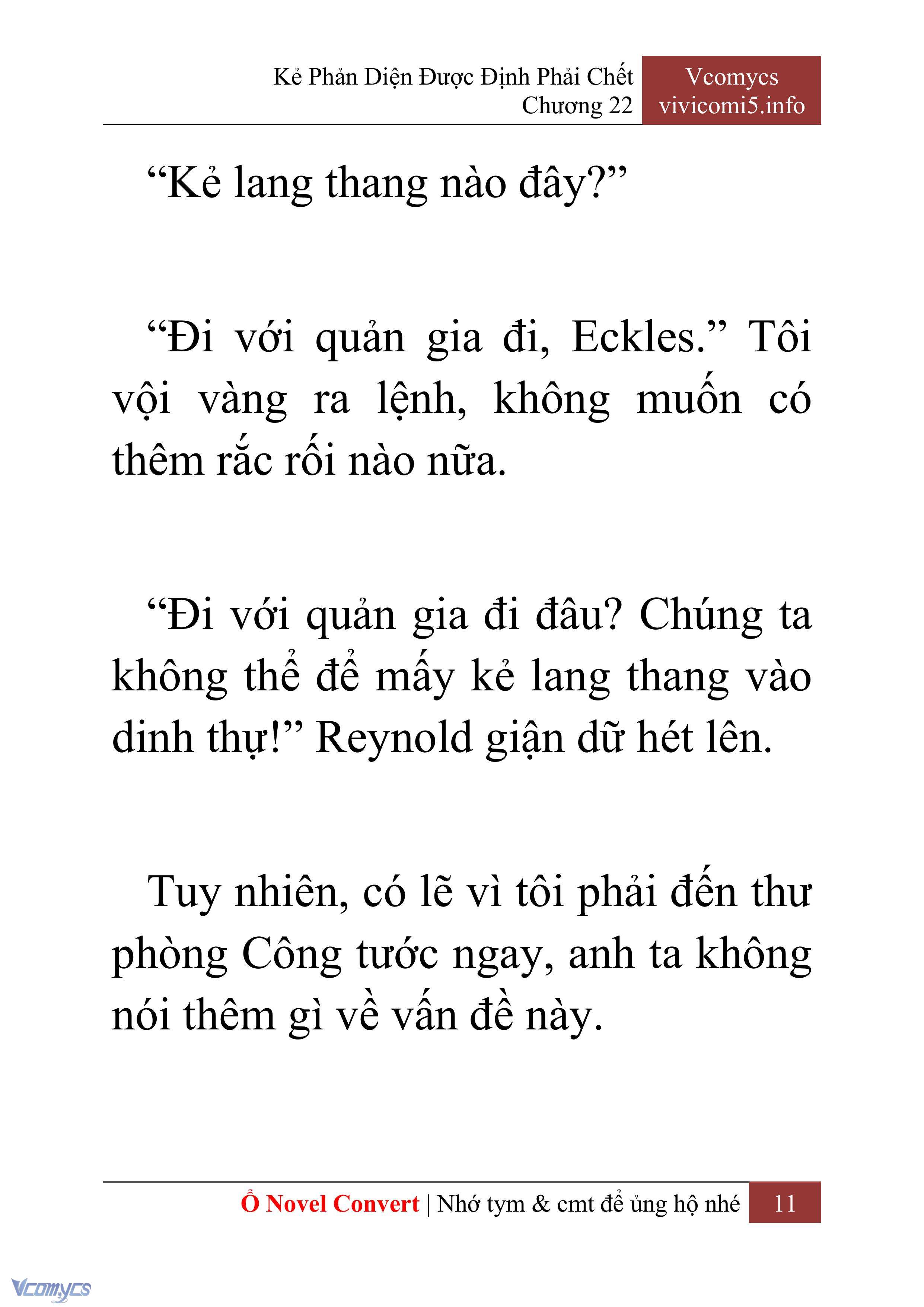 [Novel] Kẻ Phản Diện Được Định Phải Chết Chap 22 - Trang 2