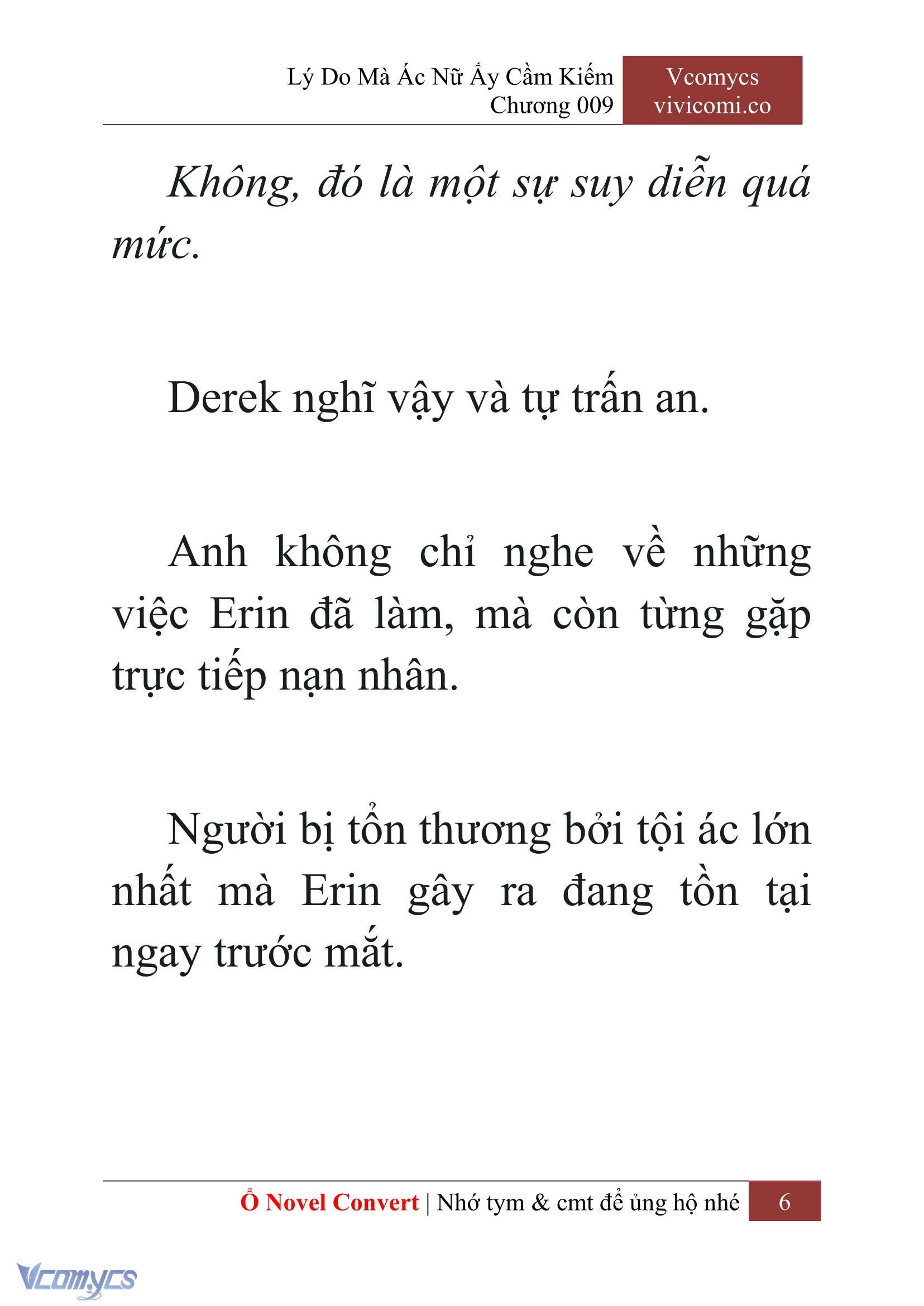 [Novel] Lý Do Mà Ác Nữ Ấy Cầm Kiếm Chap 9 - Trang 2