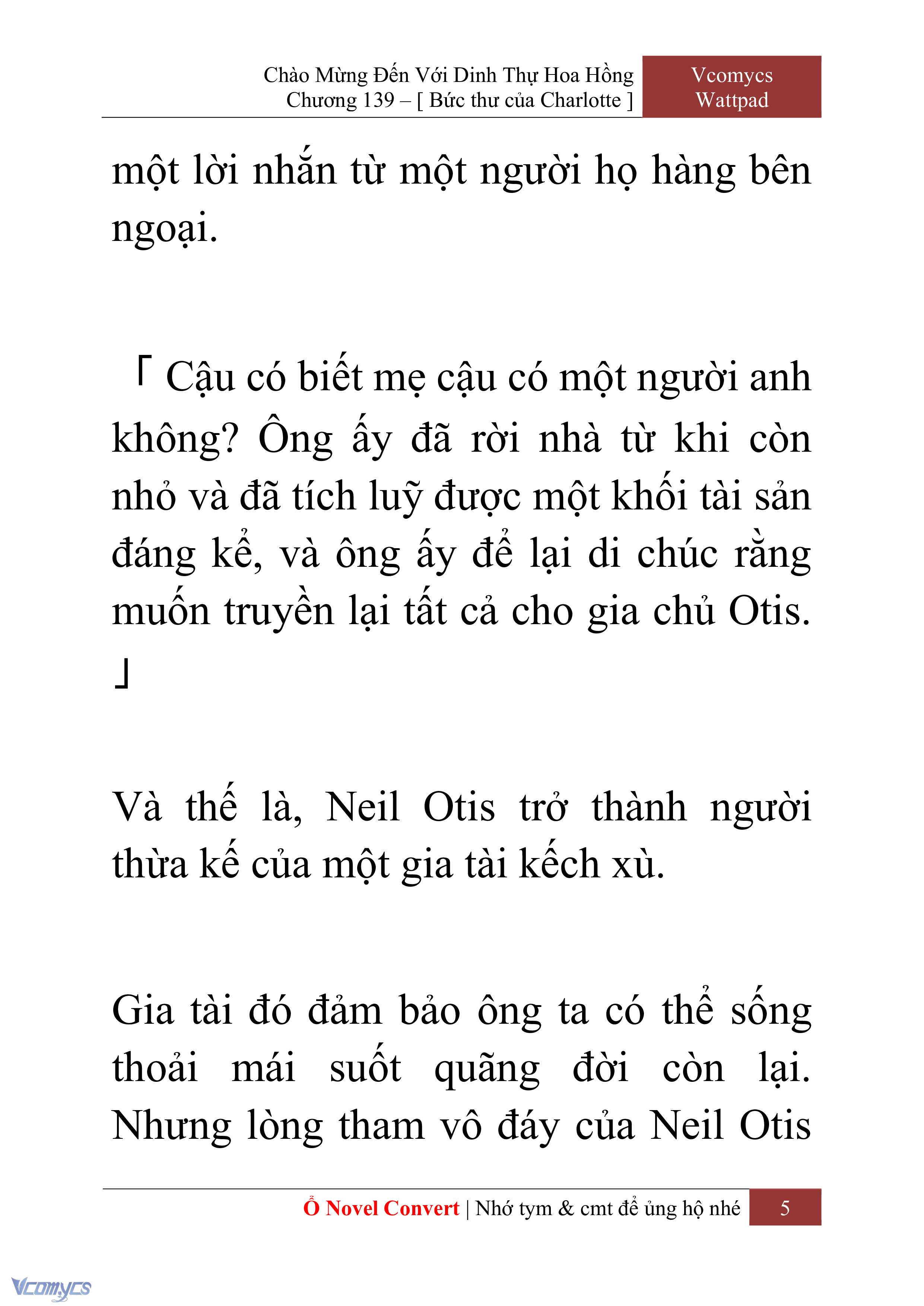 [Novel] Chào Mừng Đến Với Dinh Thự Hoa Hồng Chap 139 - Trang 2