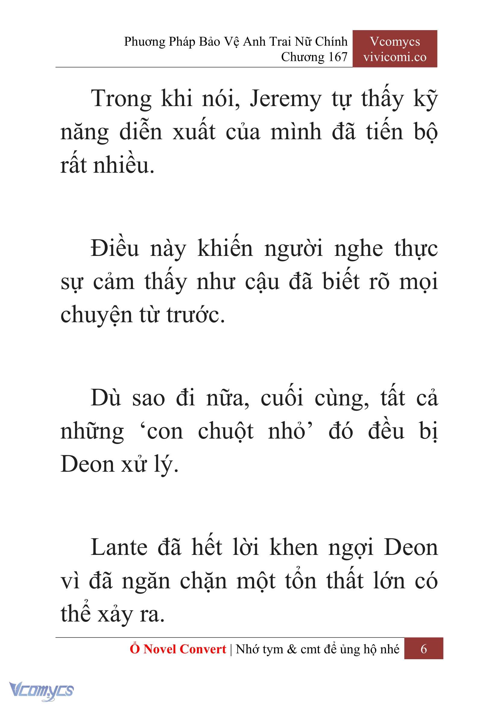 [Novel] Phương Pháp Bảo Vệ Anh Trai Nữ Chính Chap 167 - Trang 2