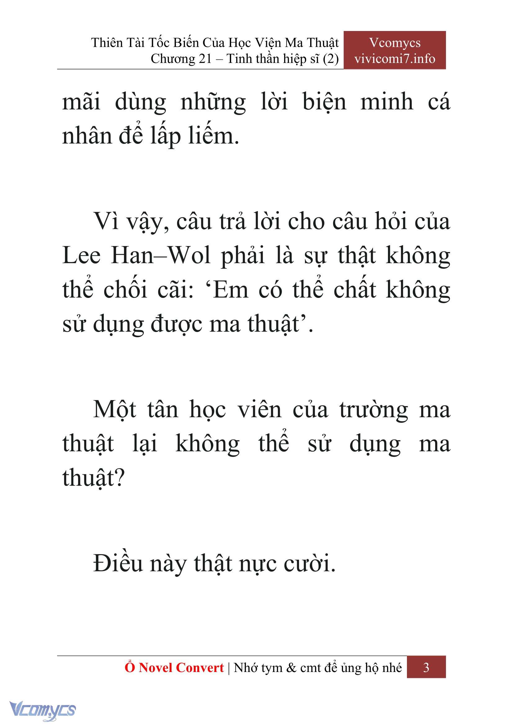 [Novel] Thiên Tài Tốc Biến Của Học Viện Ma Thuật Chap 21 - Trang 2