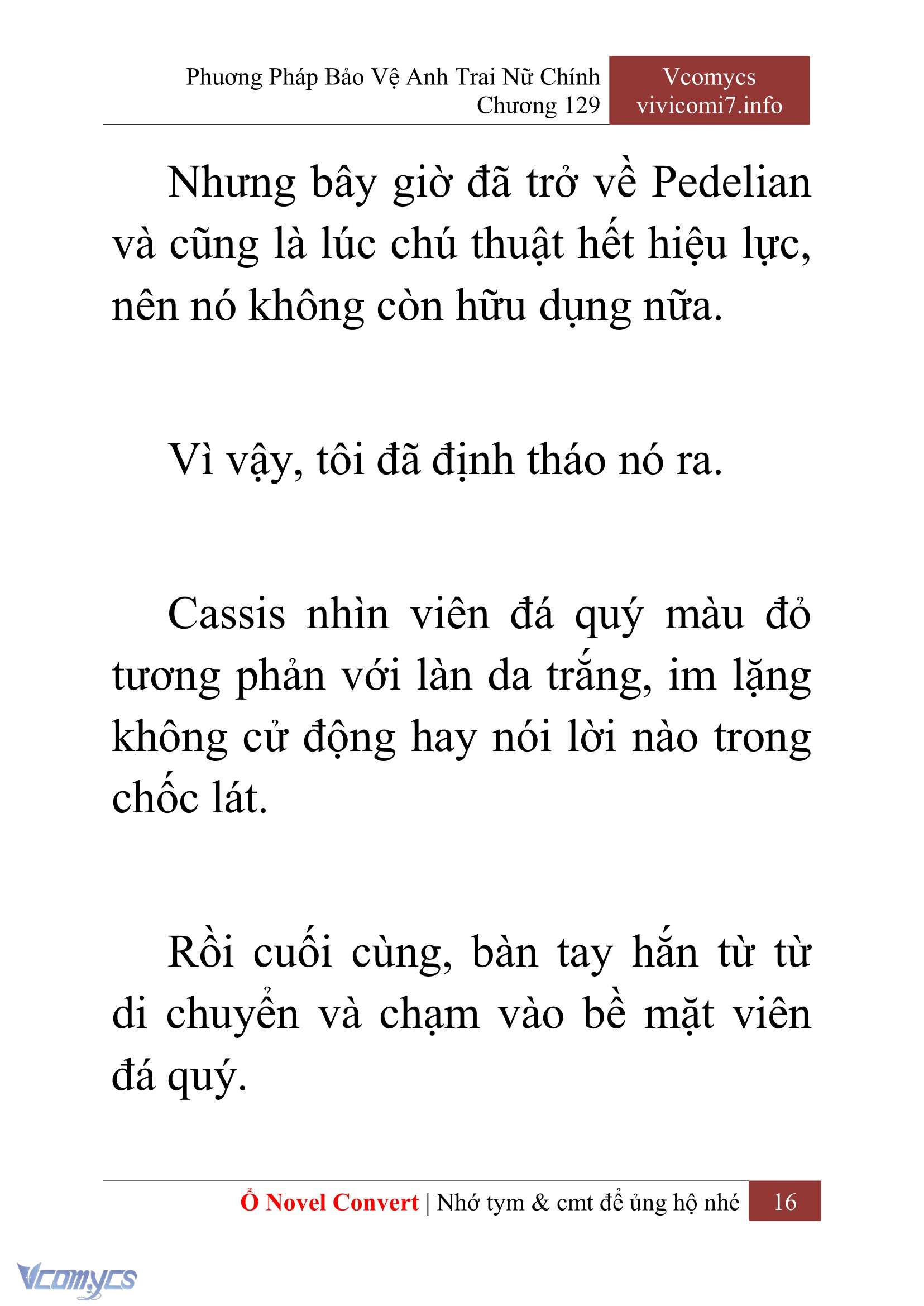 [Novel] Phương Pháp Bảo Vệ Anh Trai Nữ Chính Chap 129 - Trang 2