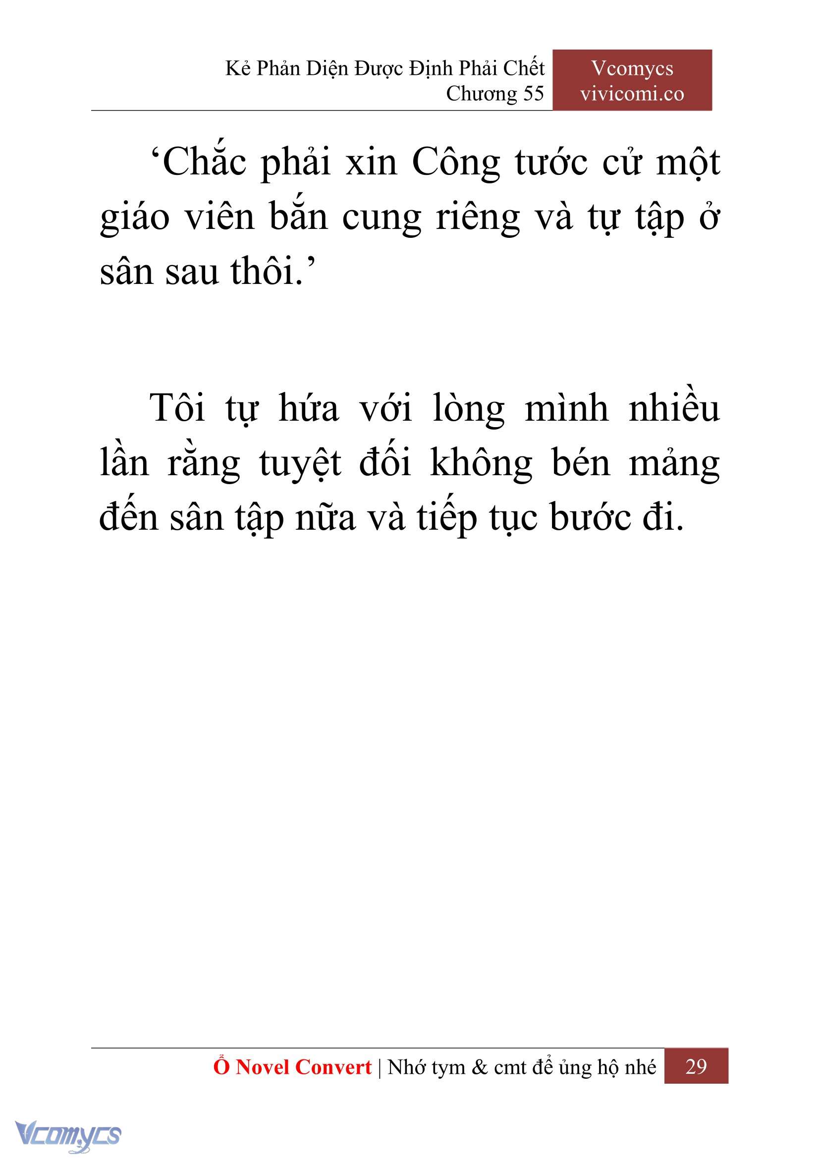 [Novel] Kẻ Phản Diện Được Định Phải Chết Chap 55 - Trang 2