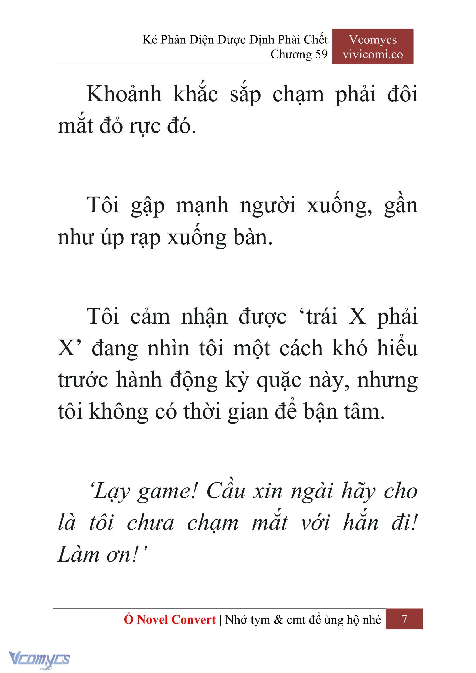 [Novel] Kẻ Phản Diện Được Định Phải Chết Chap 59 - Next Chap 60