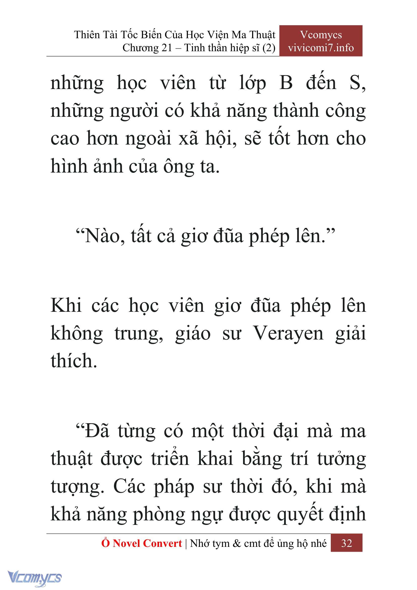 [Novel] Thiên Tài Tốc Biến Của Học Viện Ma Thuật Chap 21 - Trang 2