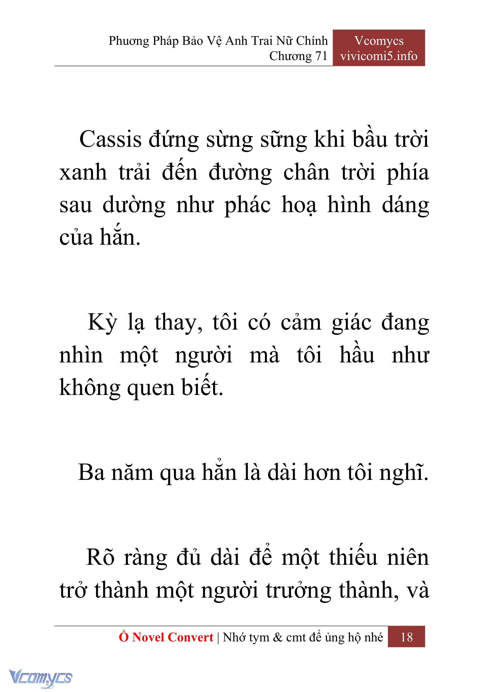 [Novel] Phương Pháp Bảo Vệ Anh Trai Nữ Chính Chap 71 - Trang 2