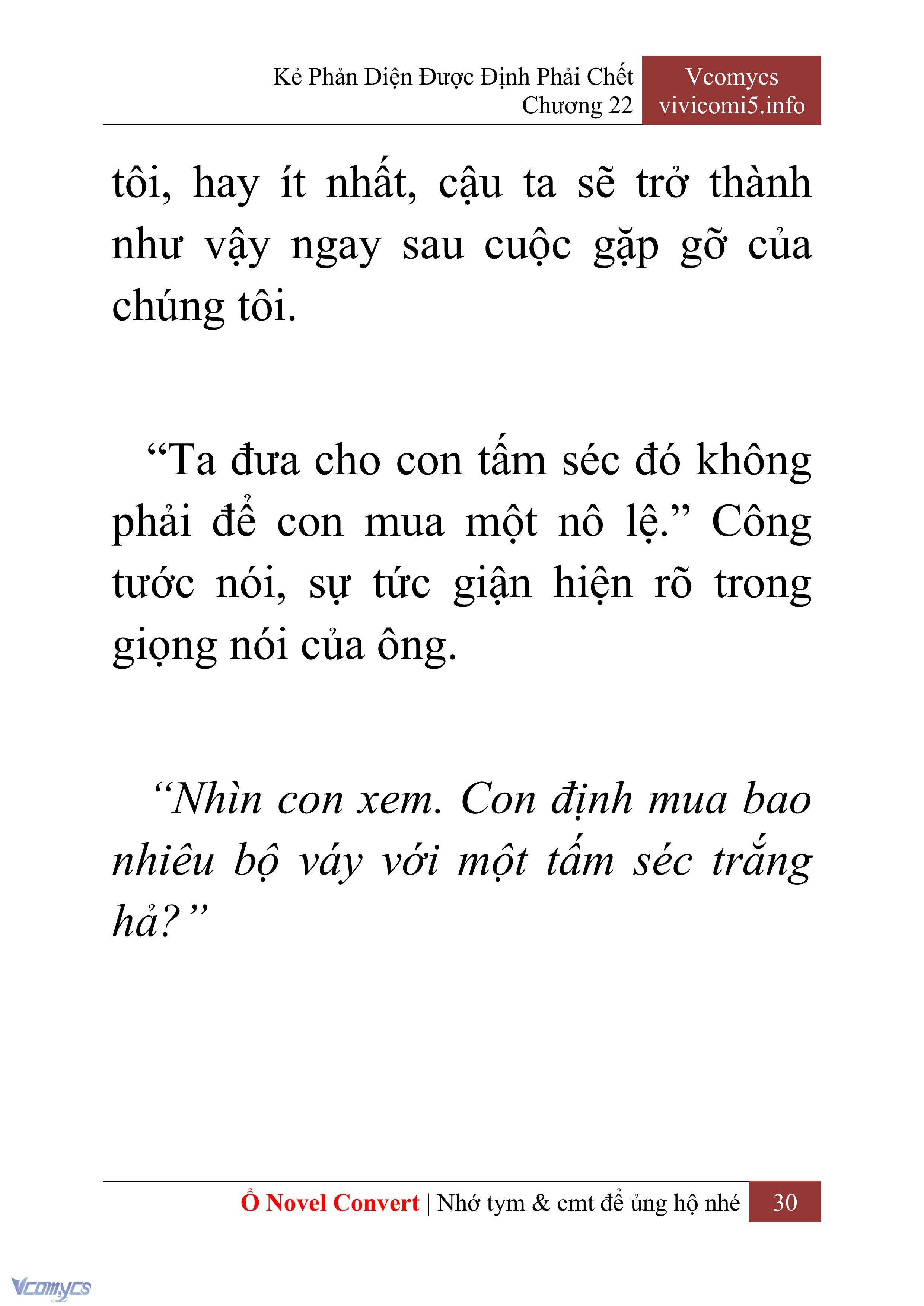 [Novel] Kẻ Phản Diện Được Định Phải Chết Chap 22 - Trang 2