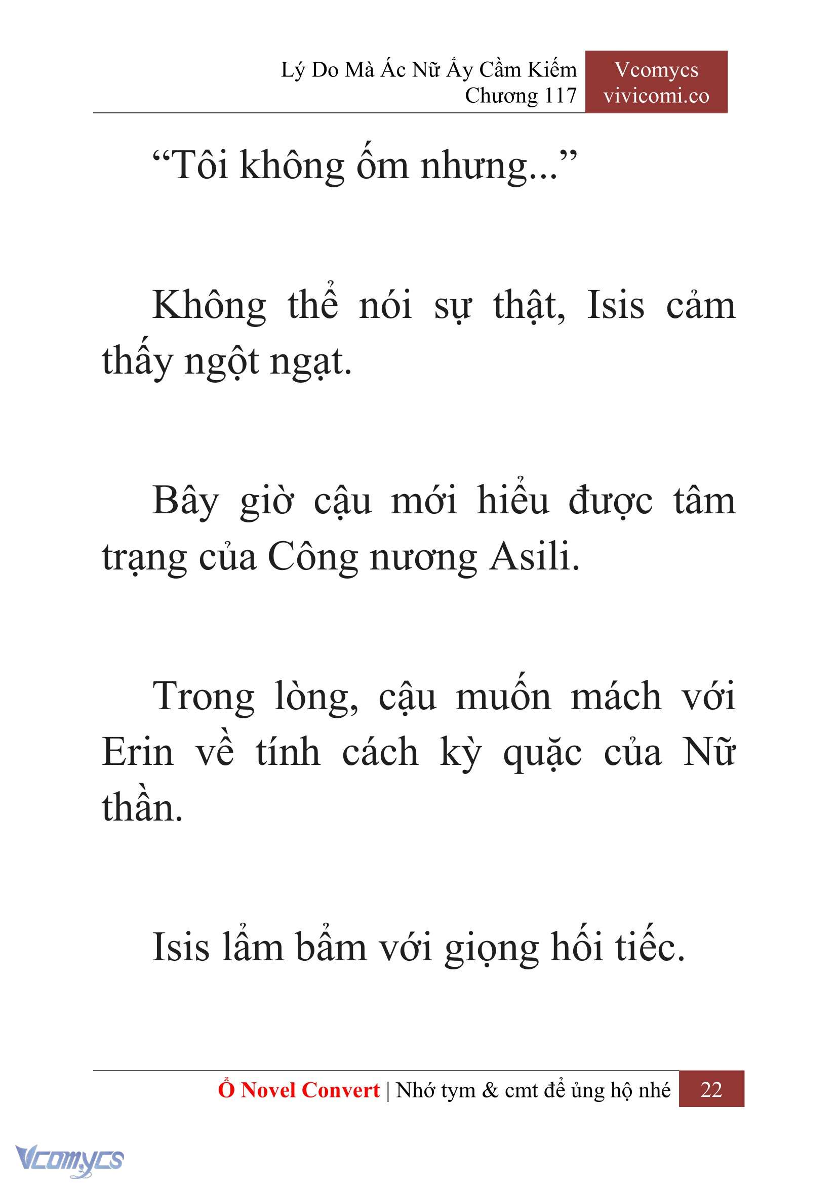 [Novel] Lý Do Mà Ác Nữ Ấy Cầm Kiếm Chap 117 - Trang 2