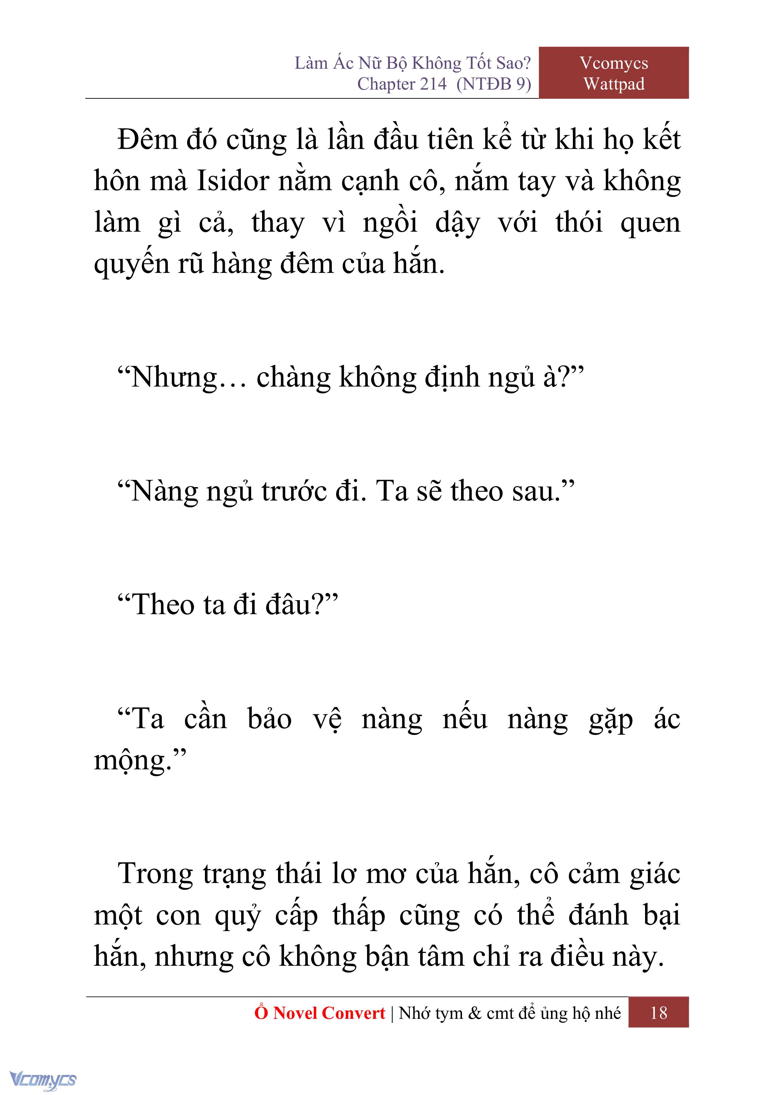 [Novel] Làm Ác Nữ Bộ Không Tốt Sao? Chap 214 - Trang 2