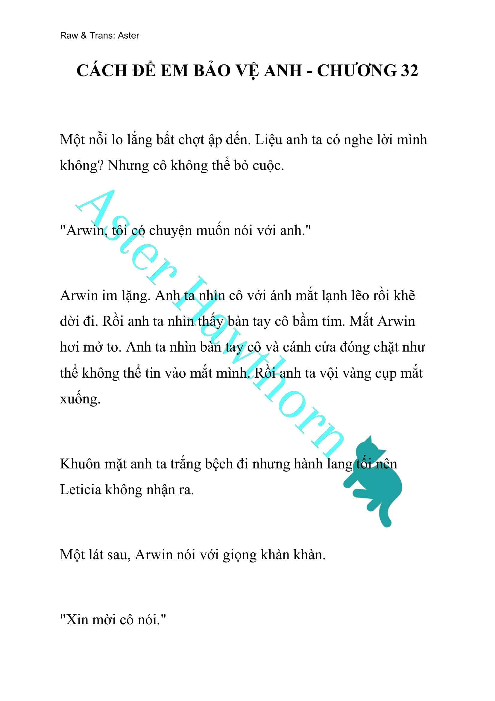 [NOVEL] Cách Để Em Bảo Vệ Anh Chap 32 - Trang 2