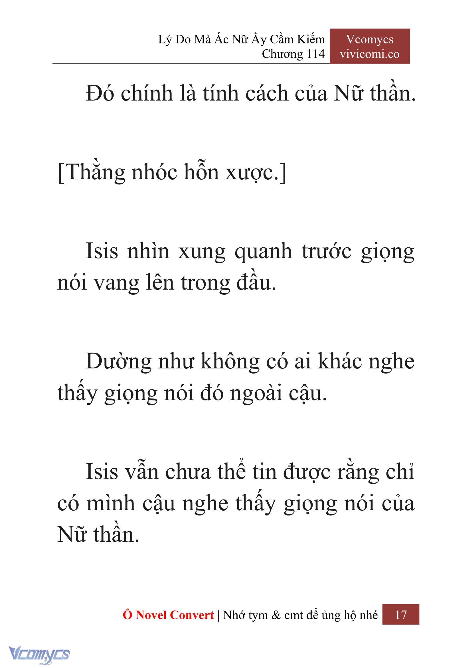 [Novel] Lý Do Mà Ác Nữ Ấy Cầm Kiếm Chap 114 - Next Chap 115