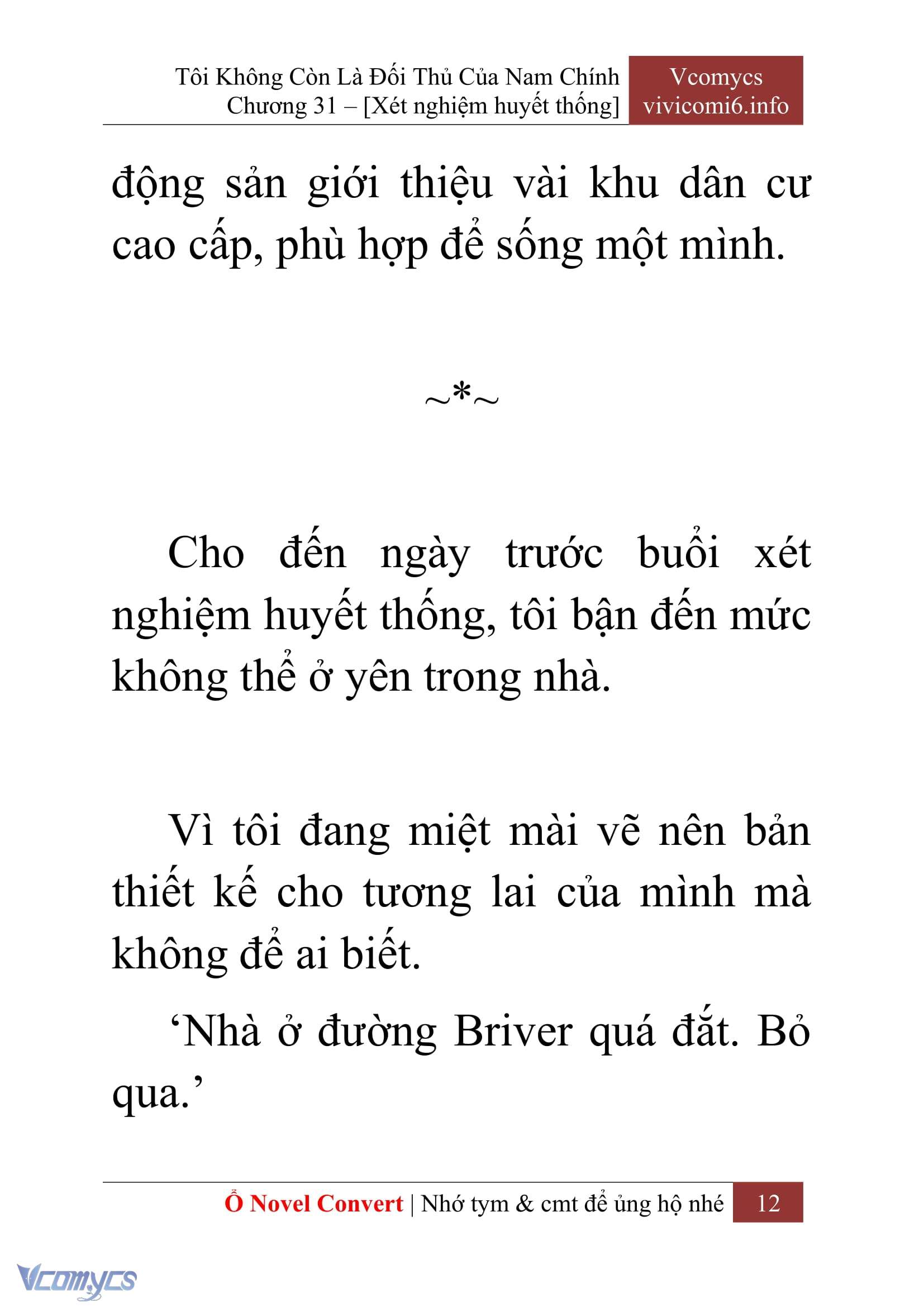 [Novel] Tôi Không Còn Là Đối Thủ Của Nam Chính Chap 31 - Trang 2