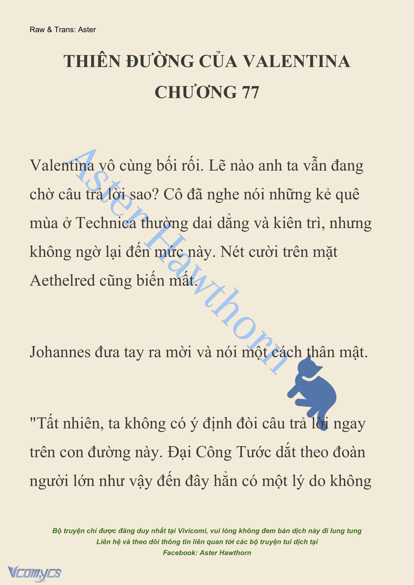 [NOVEL] Thiên Đường Của Valentina Chap 77 - Trang 2