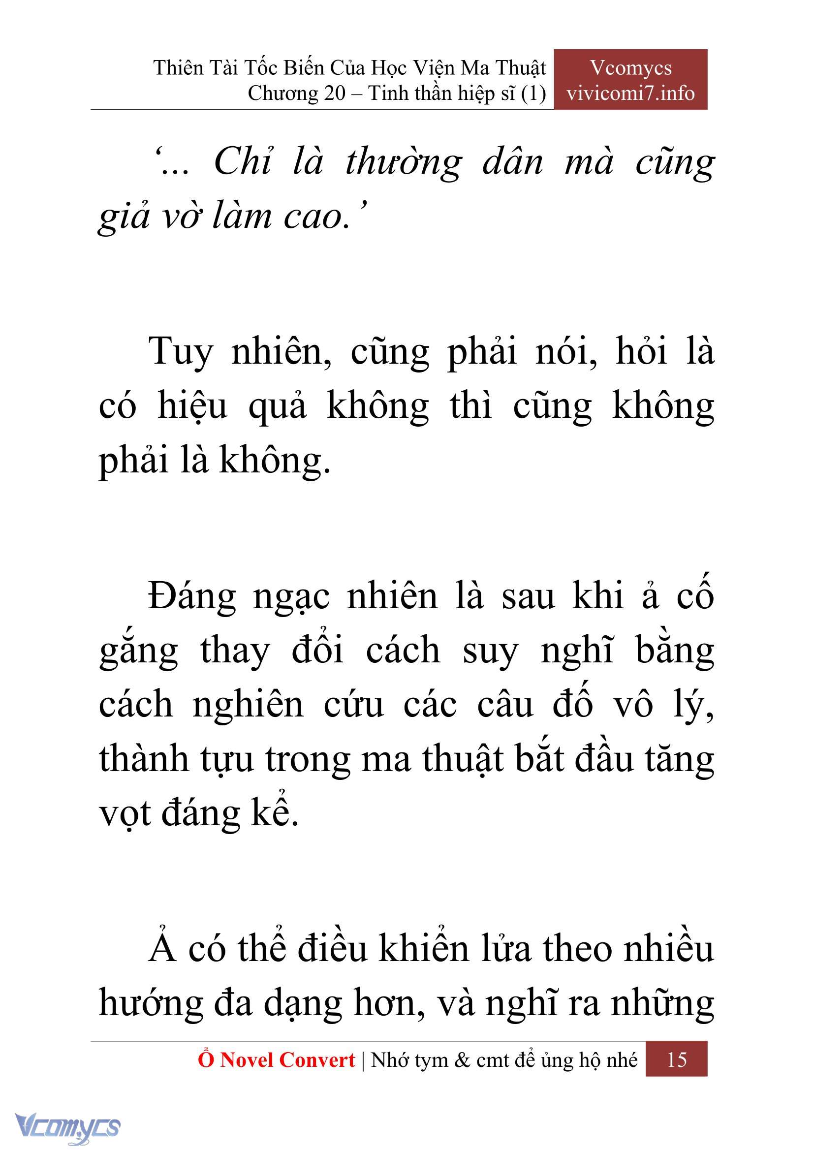 [Novel] Thiên Tài Tốc Biến Của Học Viện Ma Thuật Chap 20 - Trang 2