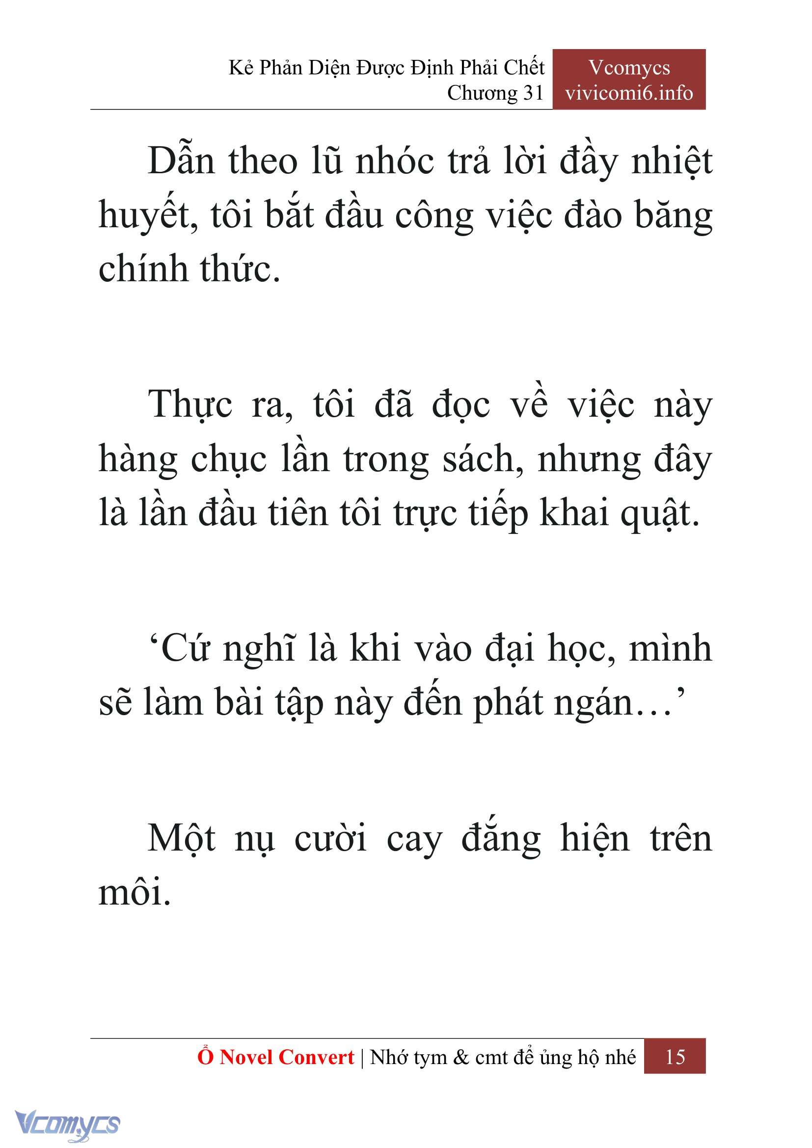 [Novel] Kẻ Phản Diện Được Định Phải Chết Chap 31 - Trang 2