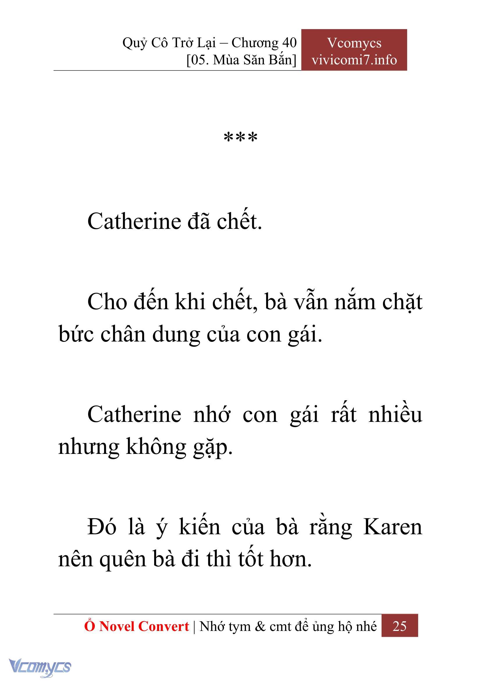 [Novel] Quý Cô Trở Lại Chap 40 - Trang 2