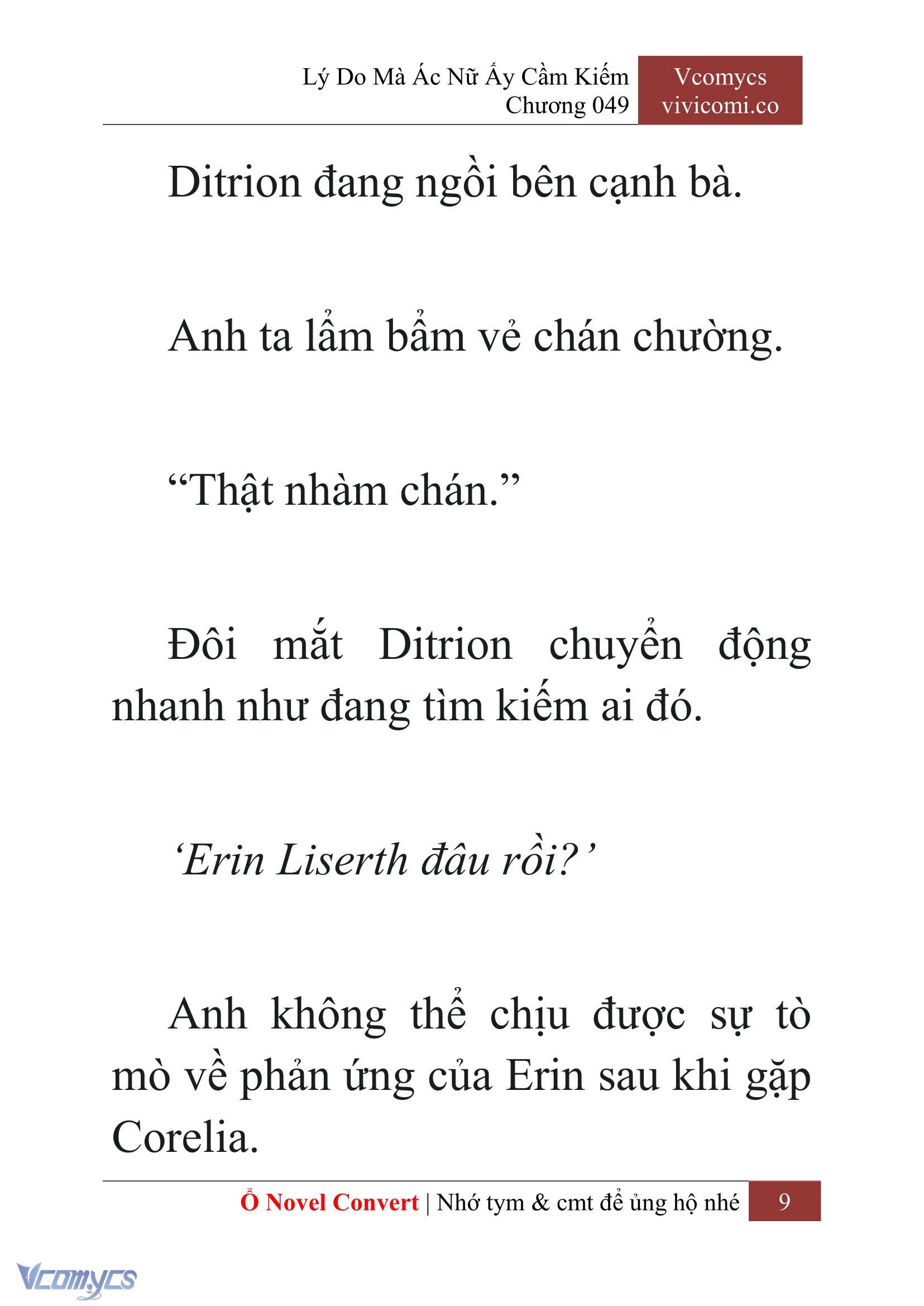 [Novel] Lý Do Mà Ác Nữ Ấy Cầm Kiếm Chap 49 - Next Chap 50