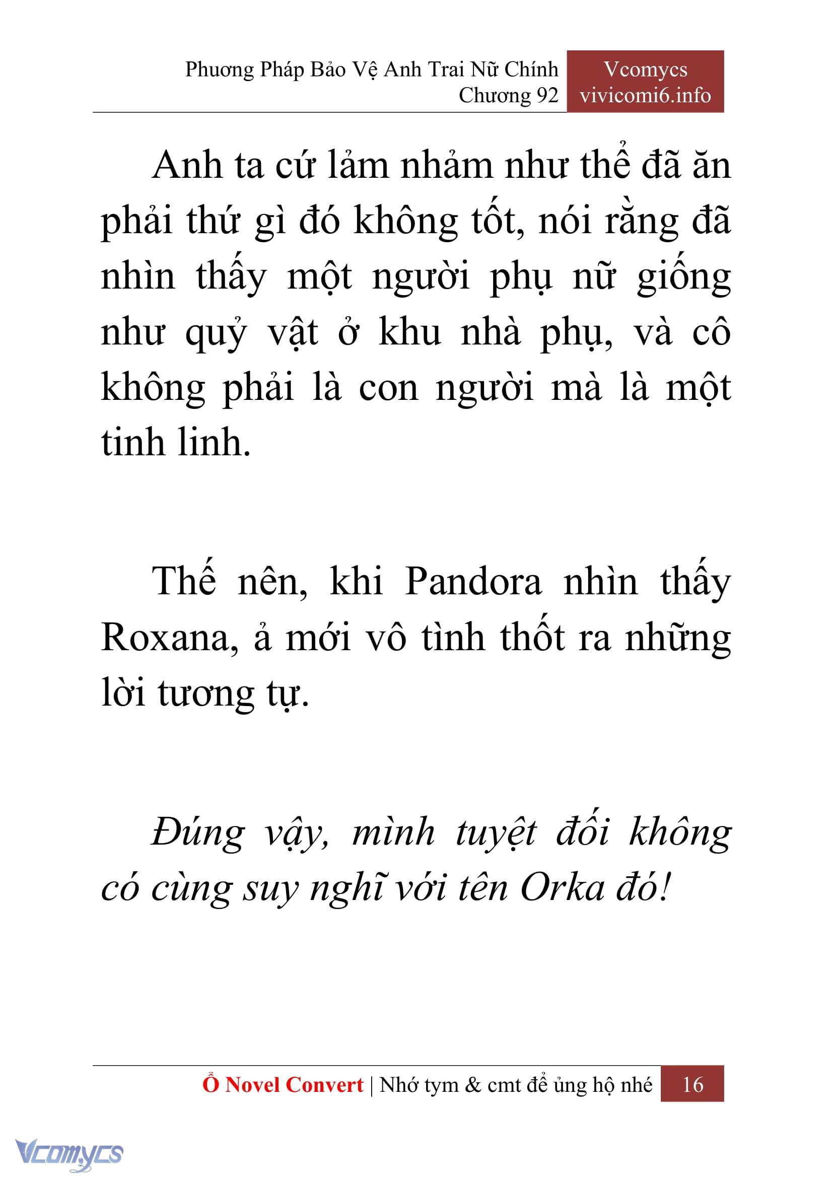 [Novel] Phương Pháp Bảo Vệ Anh Trai Nữ Chính Chap 92 - Trang 2