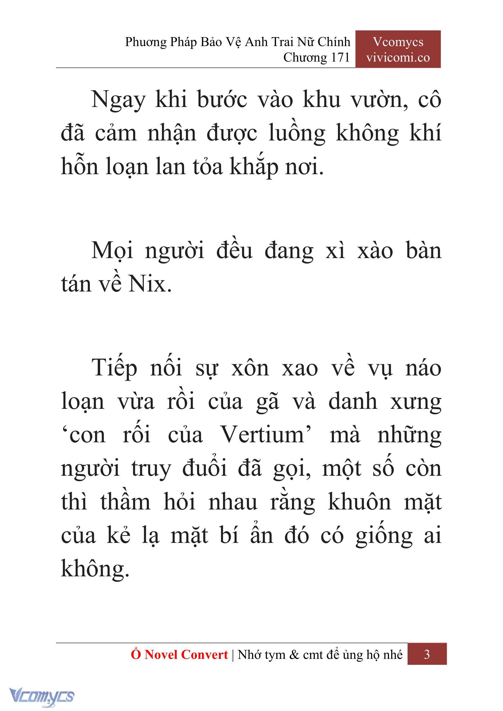 [Novel] Phương Pháp Bảo Vệ Anh Trai Nữ Chính Chap 171 - Trang 2