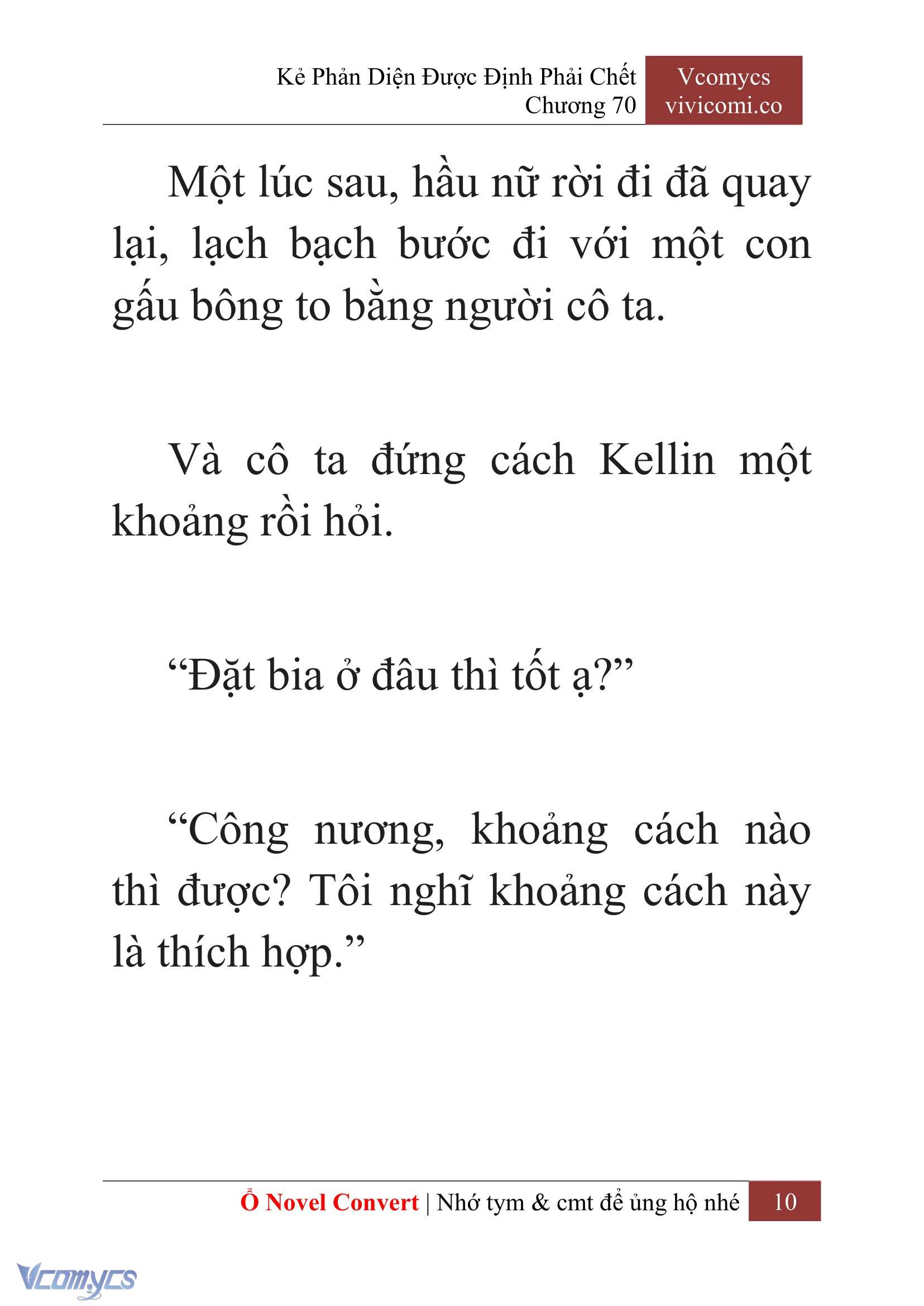 [Novel] Kẻ Phản Diện Được Định Phải Chết Chap 70 - Trang 2