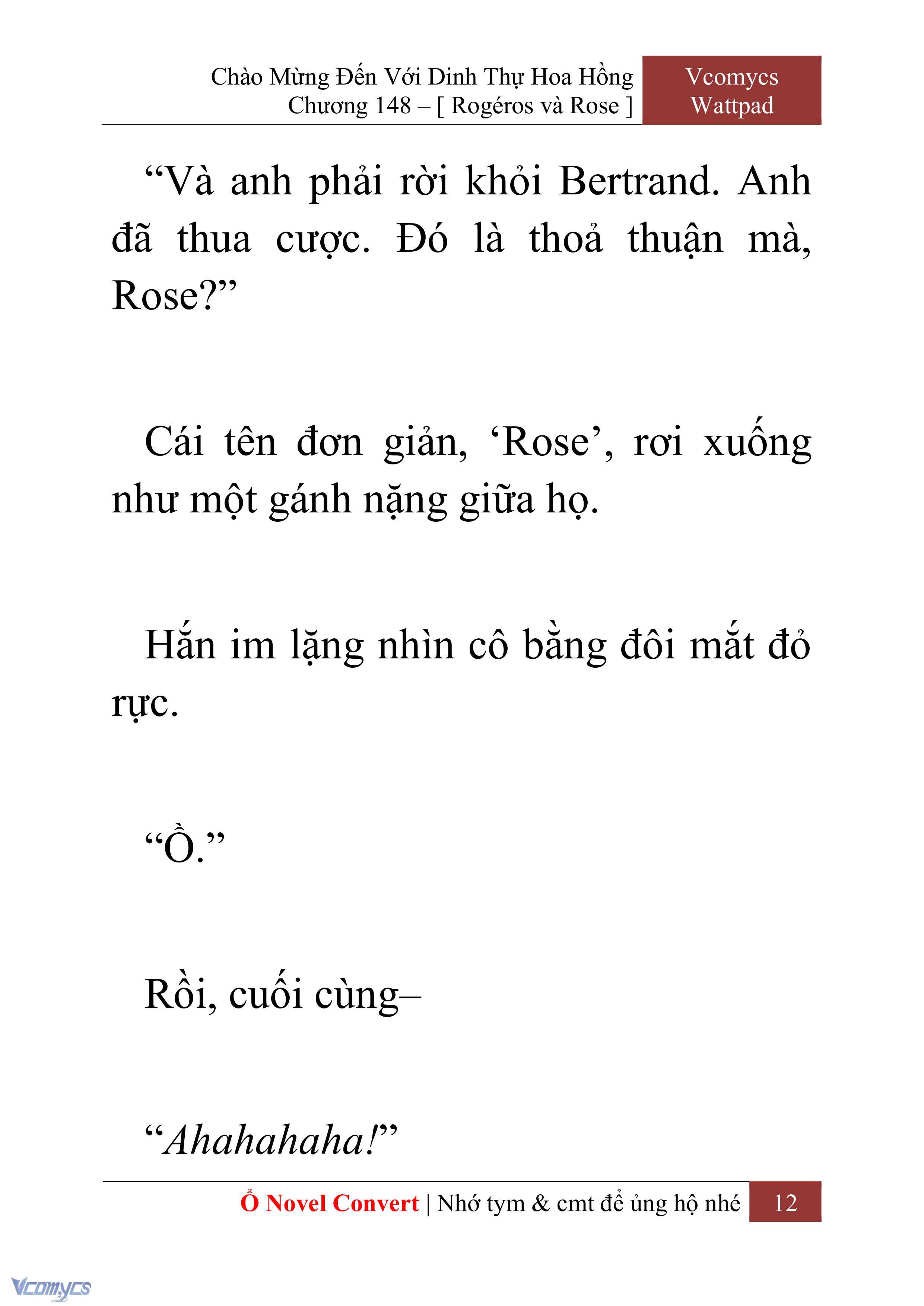 [Novel] Chào Mừng Đến Với Dinh Thự Hoa Hồng Chap 148 - Next Chap 149
