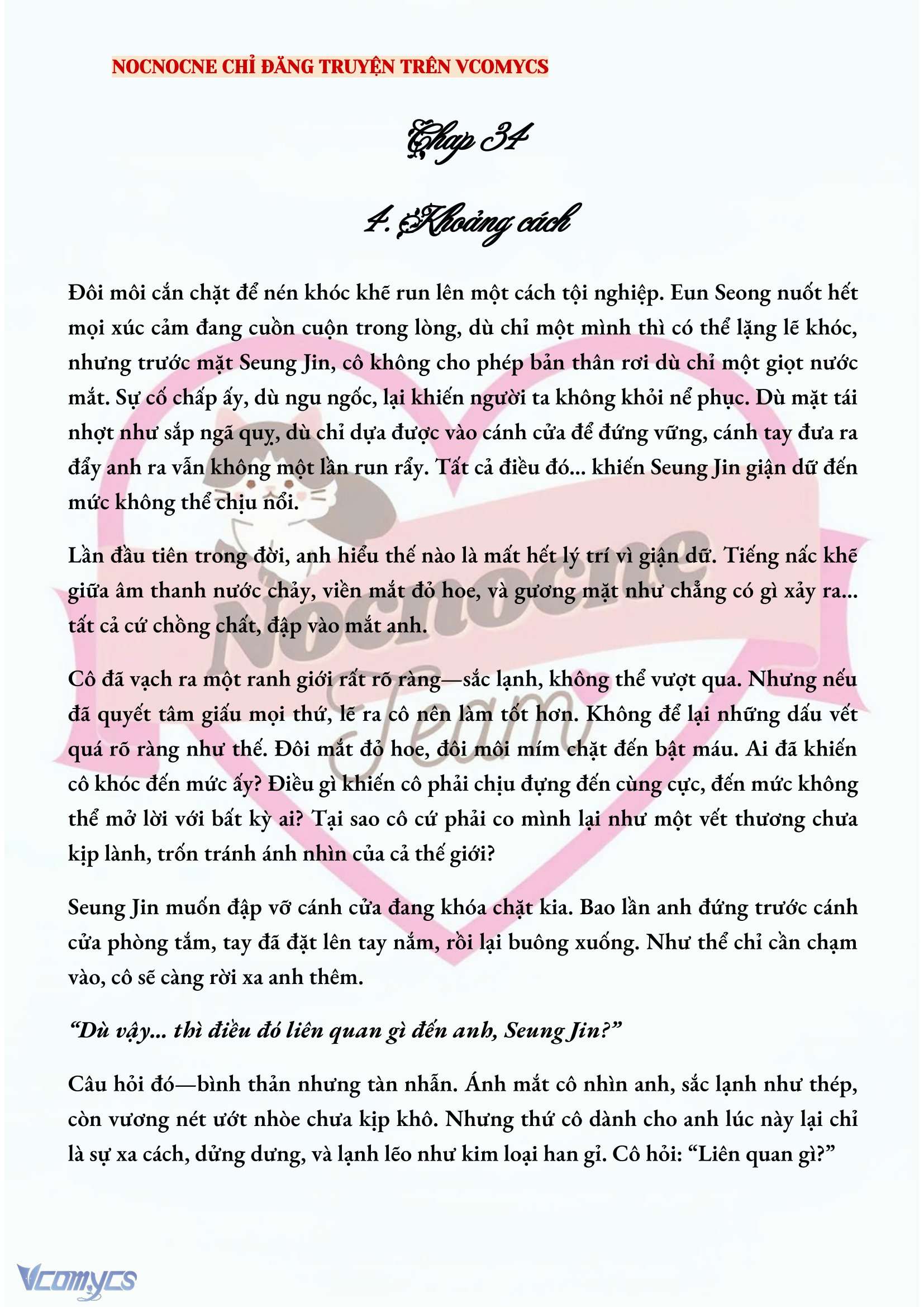 [NOVEL] CHÚNG TA KẾT THÚC VÀO MÙA THU Chap 34 - Next Chap 35