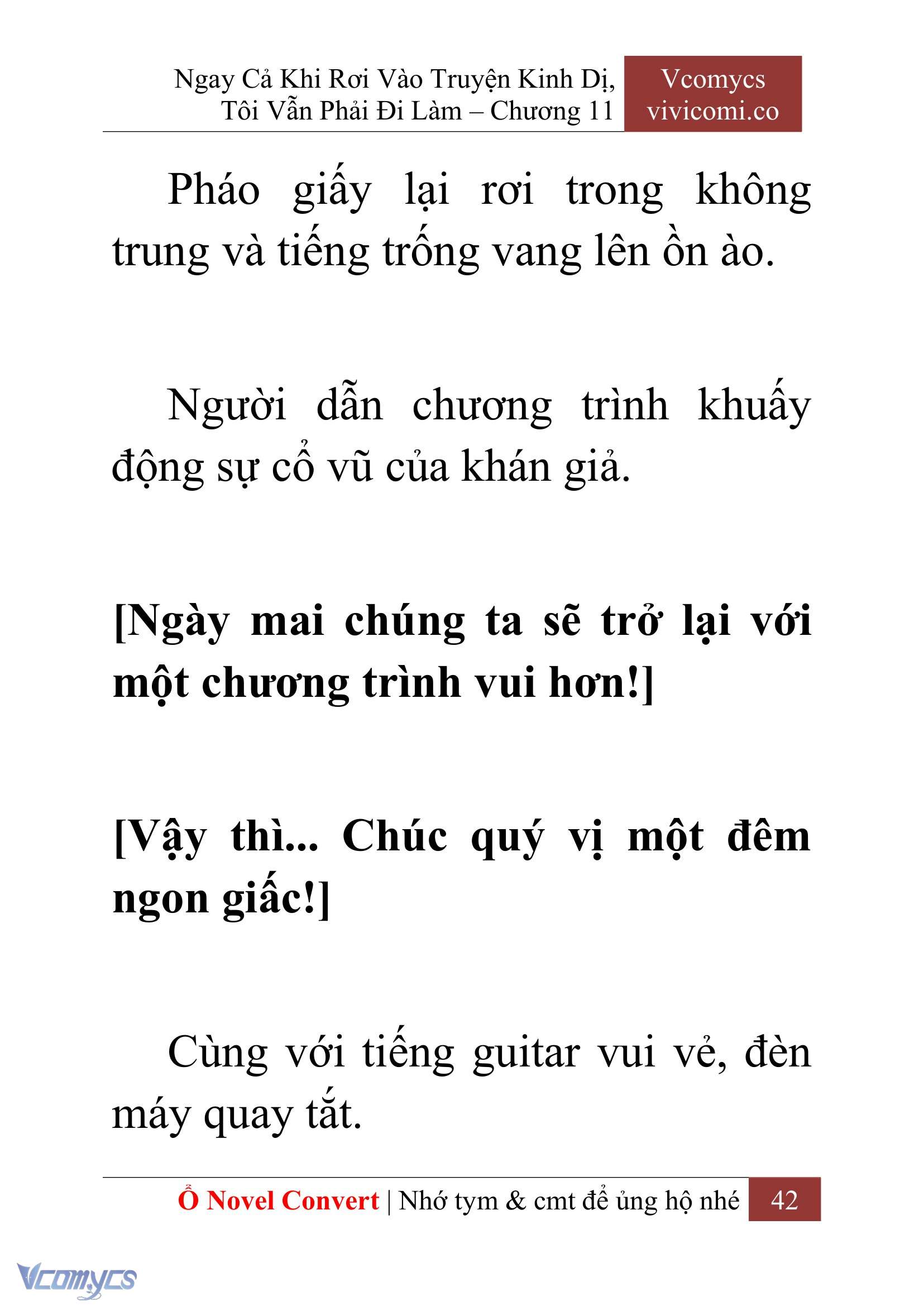 [Novel] Ngay Cả Khi Rơi Vào Truyện Kinh Dị, Tôi Vẫn Phải Đi Làm Chap 11 - Next 
