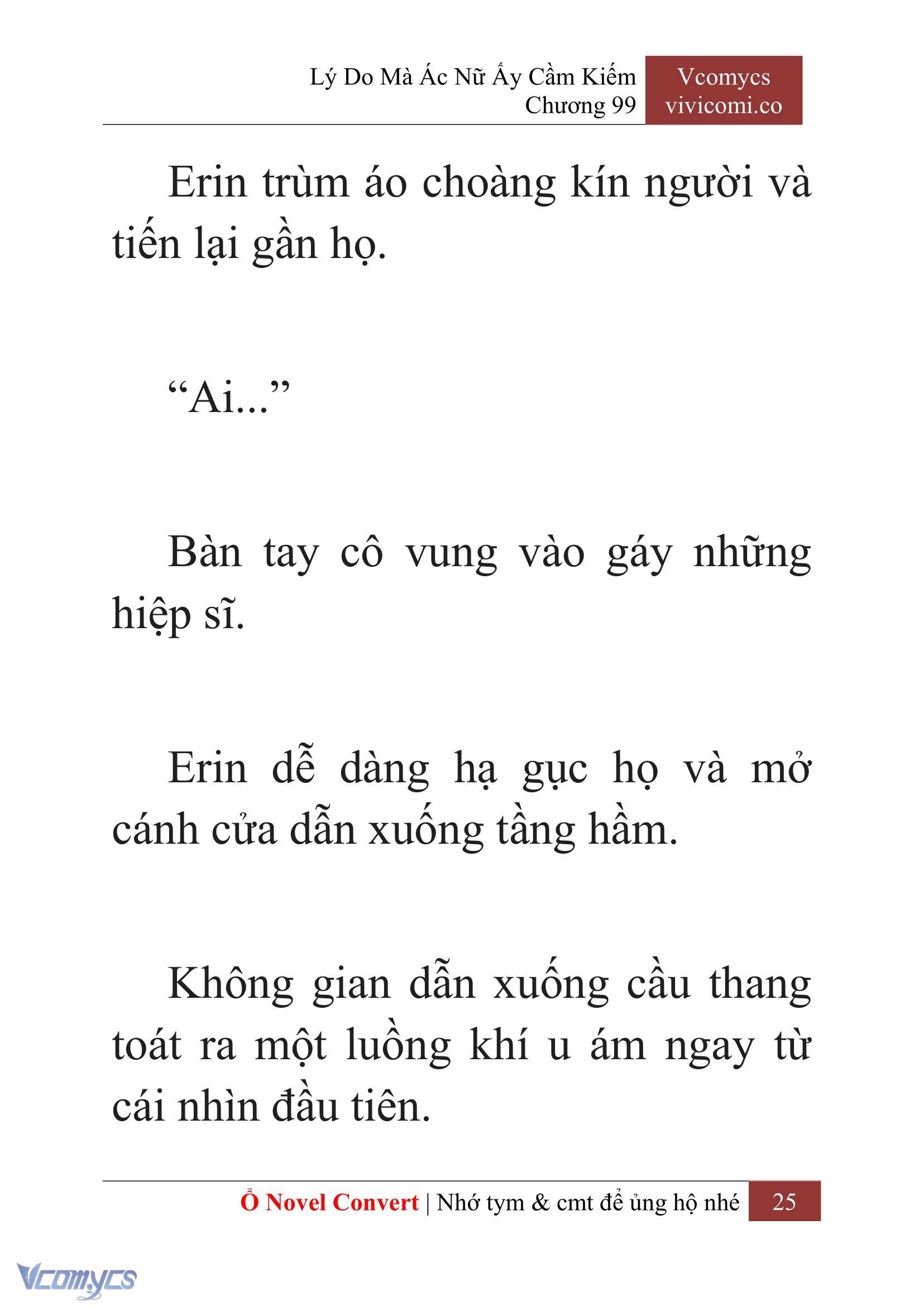 [Novel] Lý Do Mà Ác Nữ Ấy Cầm Kiếm Chap 99 - Trang 2