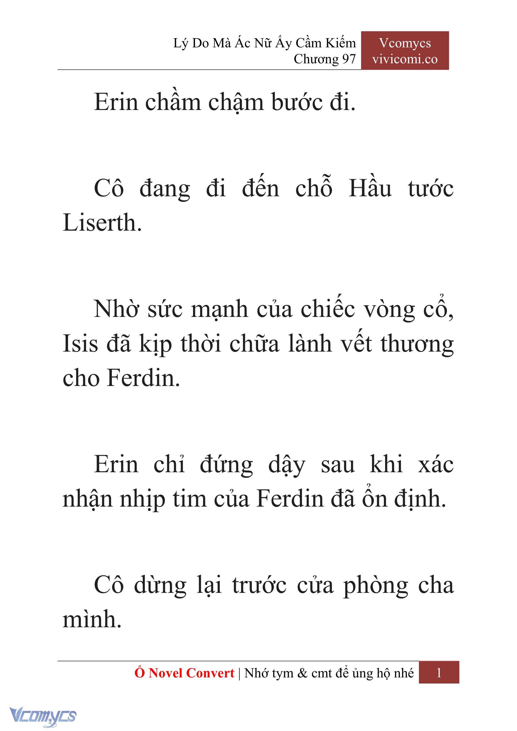 [Novel] Lý Do Mà Ác Nữ Ấy Cầm Kiếm Chap 97 - Trang 2