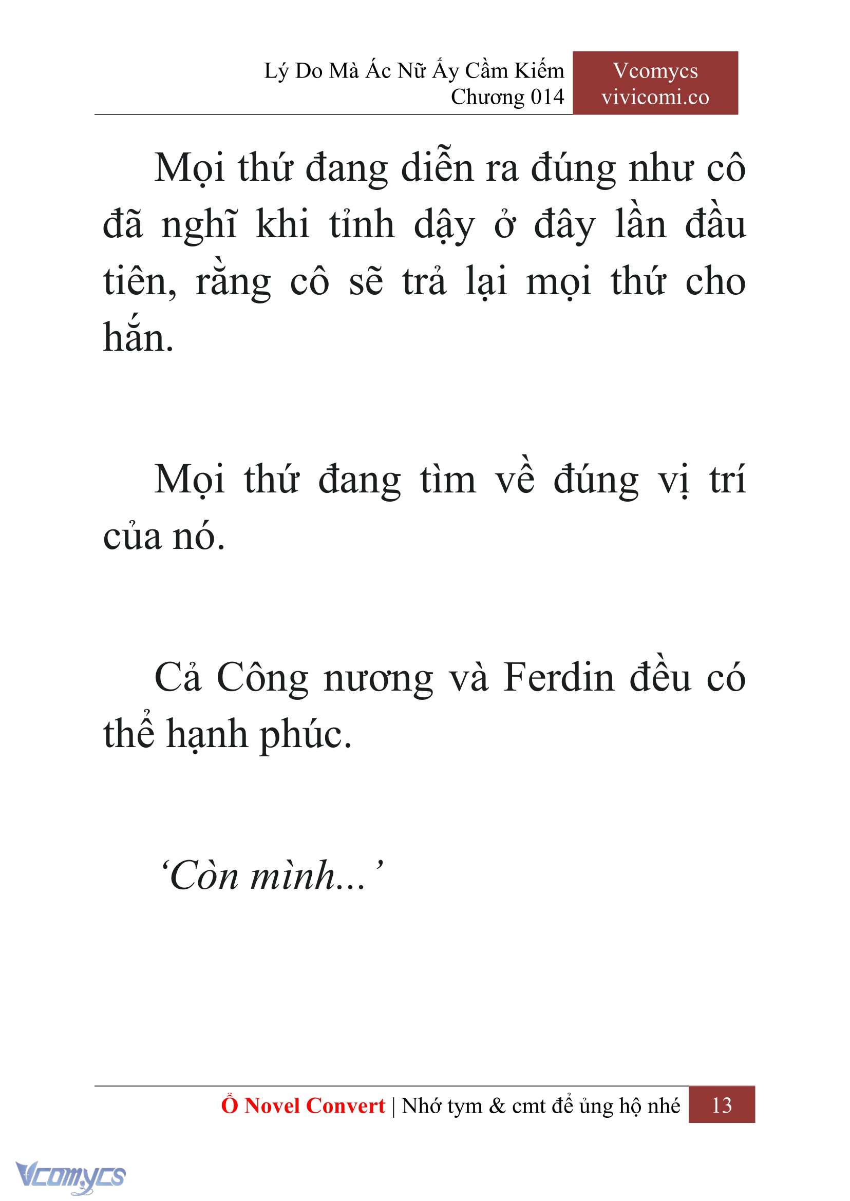 [Novel] Lý Do Mà Ác Nữ Ấy Cầm Kiếm Chap 14 - Trang 2