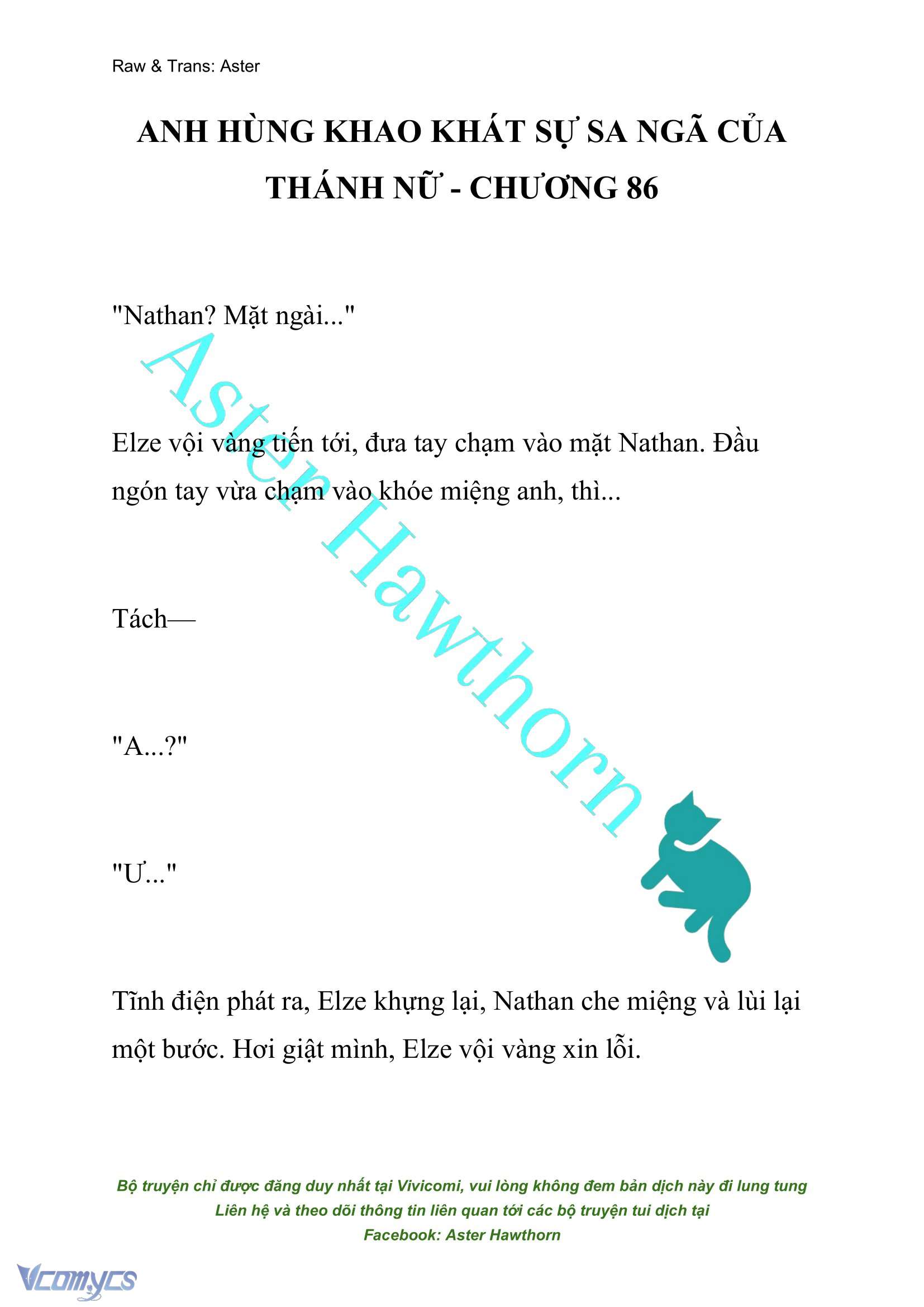 [NOVEL] Anh Hùng Khao Khát Sự Sa Ngã Của Thánh Nữ Chap 86 - Trang 2