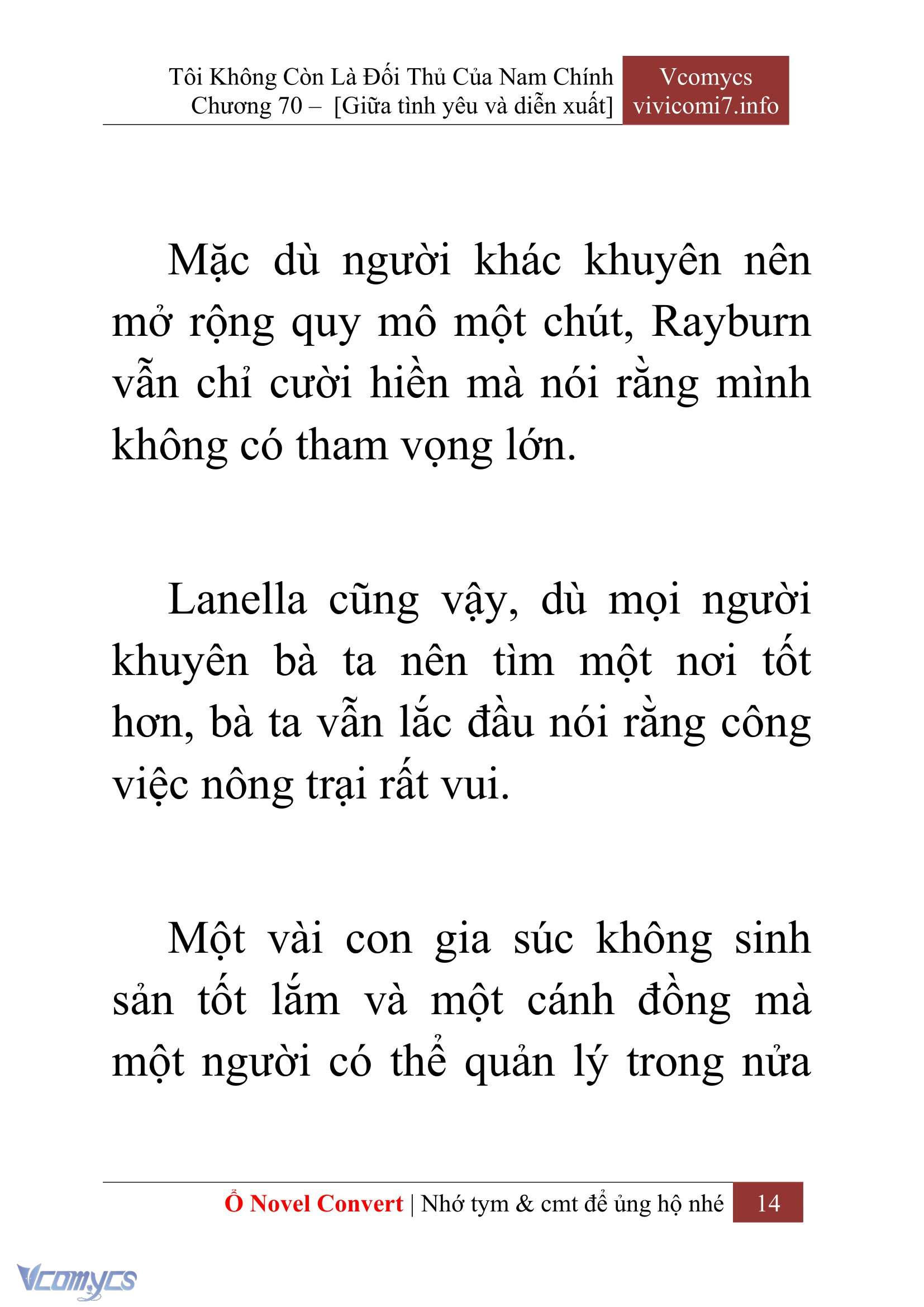[Novel] Tôi Không Còn Là Đối Thủ Của Nam Chính Chap 70 - Trang 2