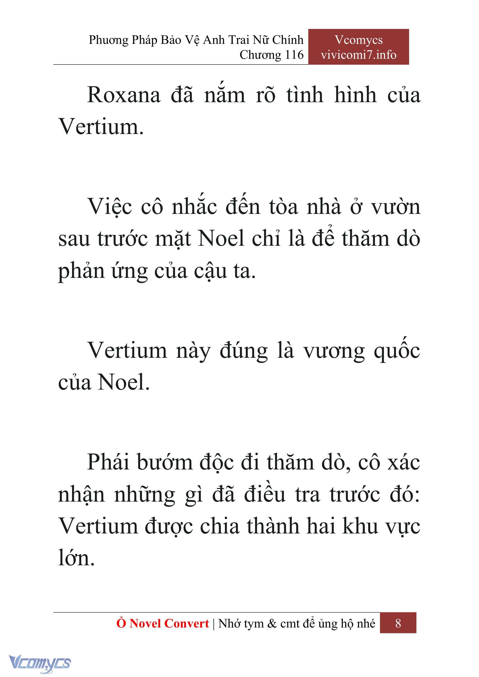[Novel] Phương Pháp Bảo Vệ Anh Trai Nữ Chính Chap 116 - Trang 2