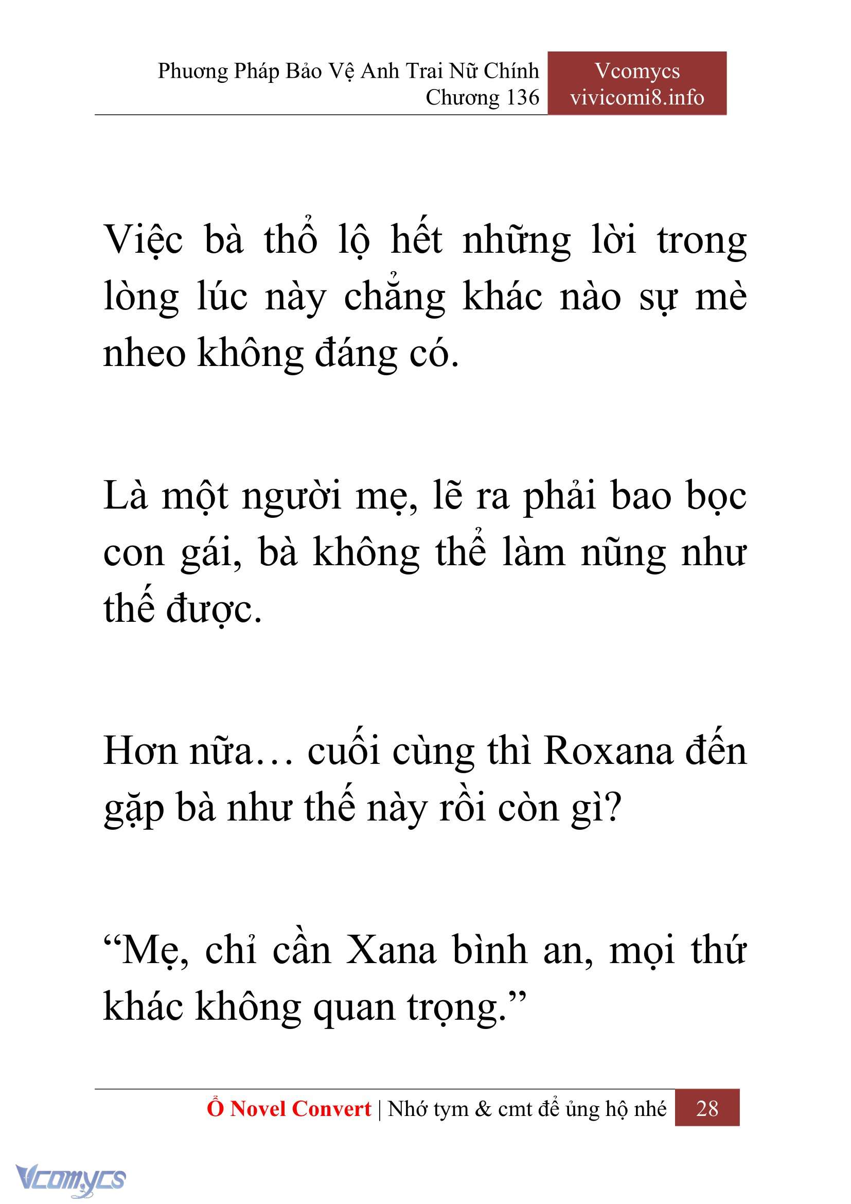 [Novel] Phương Pháp Bảo Vệ Anh Trai Nữ Chính Chap 136 - Trang 2