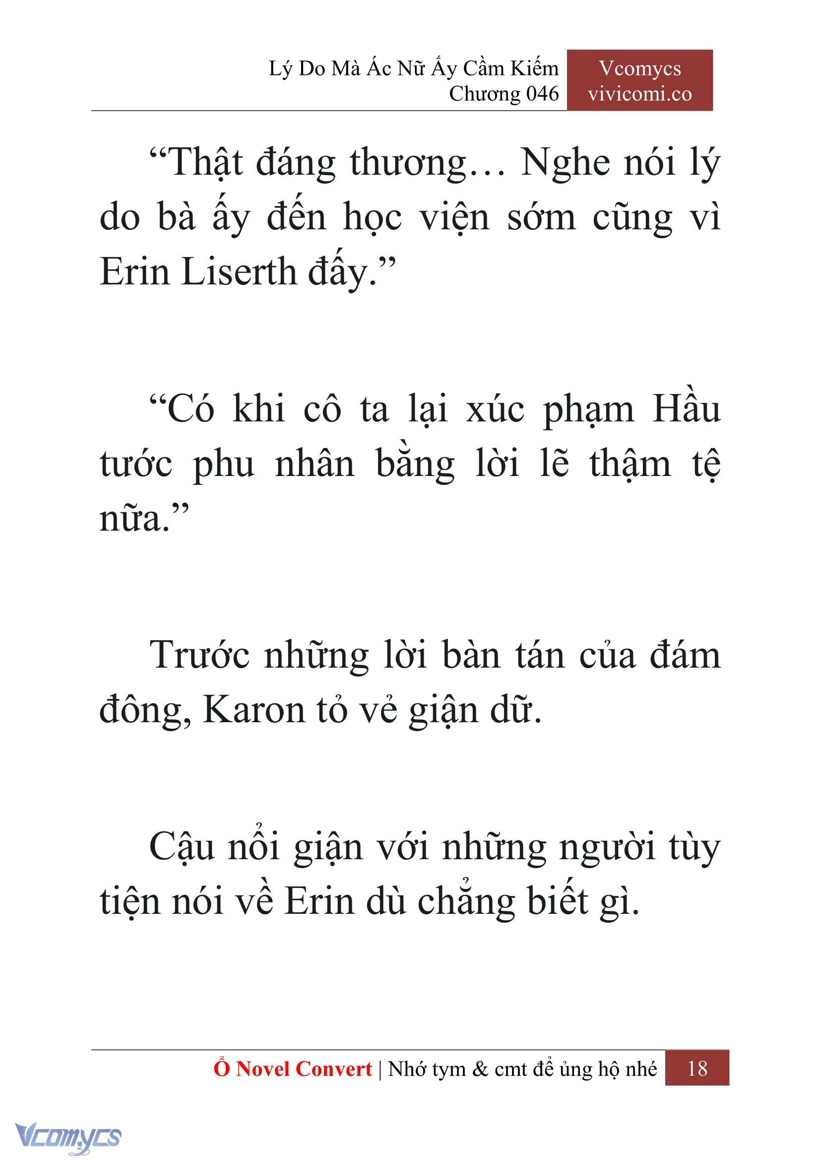 [Novel] Lý Do Mà Ác Nữ Ấy Cầm Kiếm Chap 46 - Next Chap 47