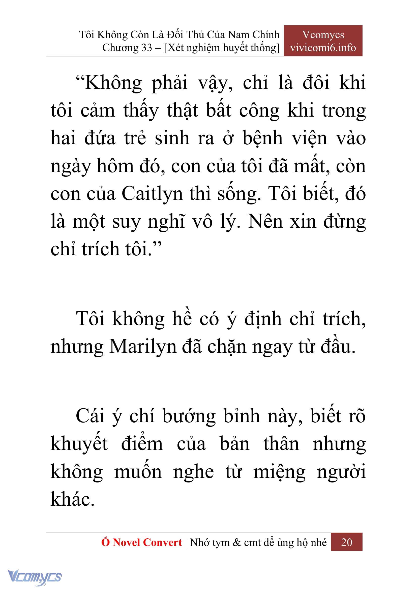 [Novel] Tôi Không Còn Là Đối Thủ Của Nam Chính Chap 33 - Trang 2