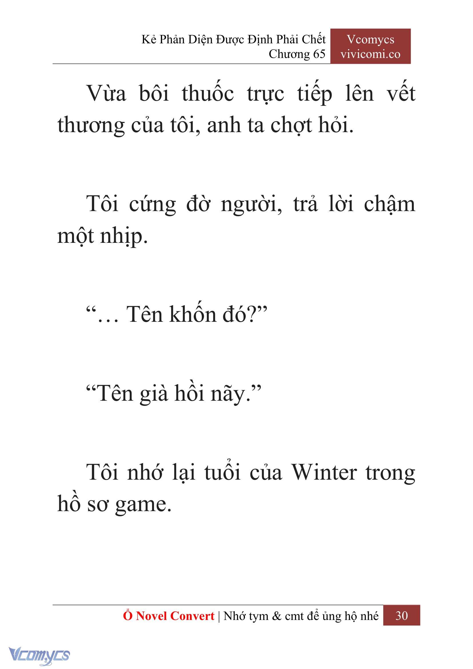 [Novel] Kẻ Phản Diện Được Định Phải Chết Chap 65 - Trang 2