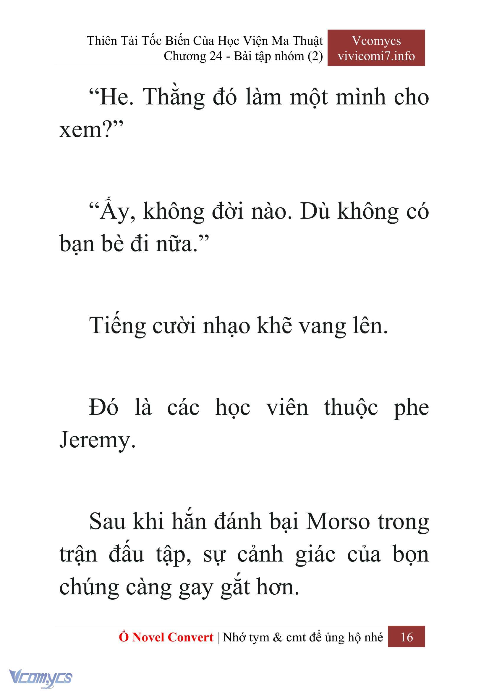 [Novel] Thiên Tài Tốc Biến Của Học Viện Ma Thuật Chap 24 - Trang 2
