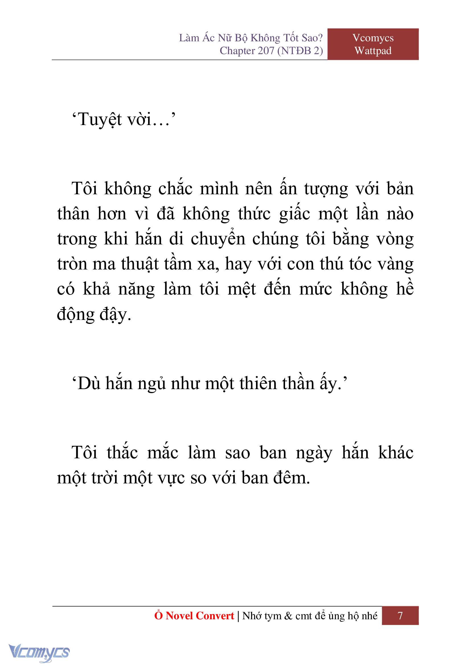 [Novel] Làm Ác Nữ Bộ Không Tốt Sao? Chap 207 - Trang 2