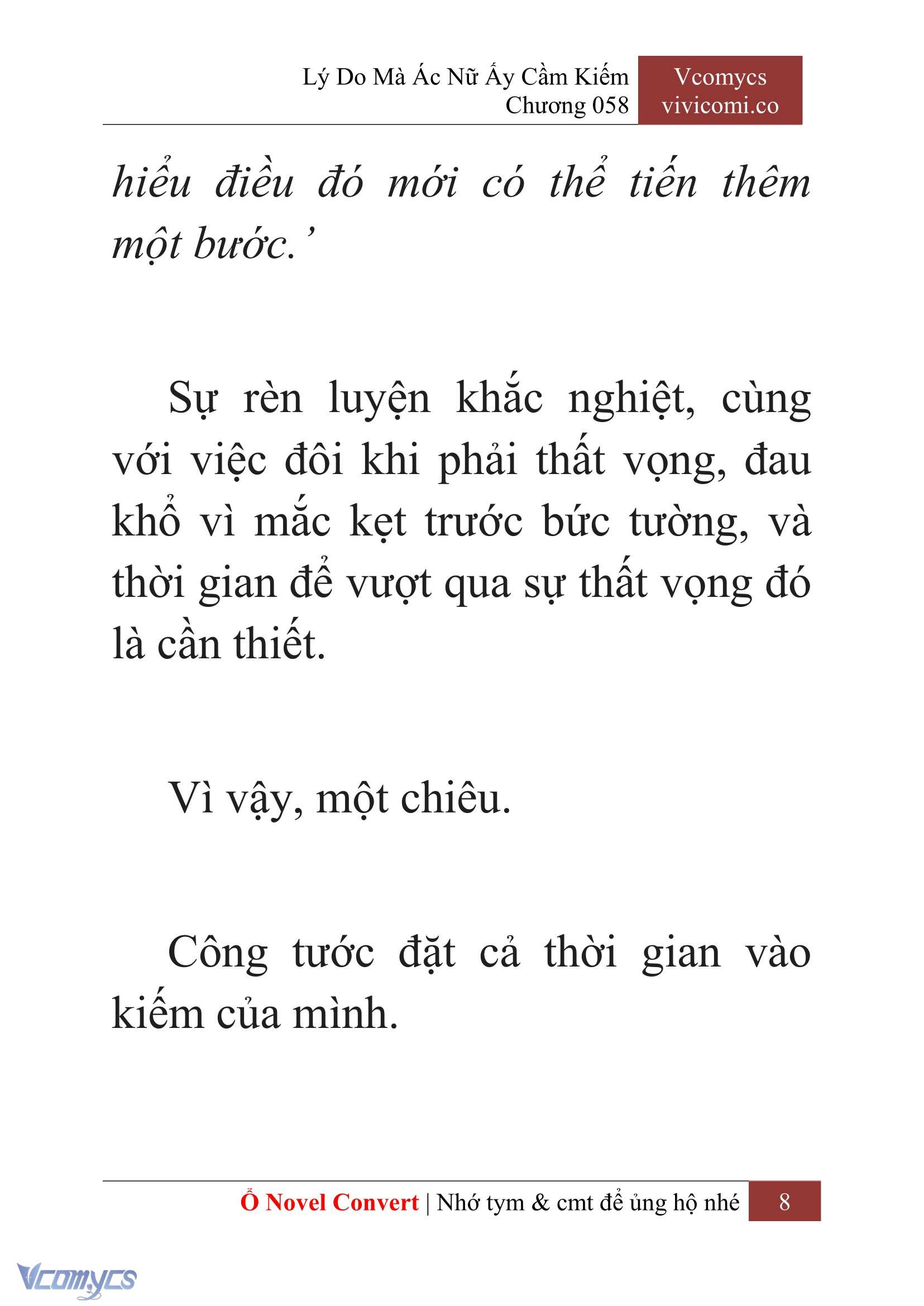 [Novel] Lý Do Mà Ác Nữ Ấy Cầm Kiếm Chap 58 - Trang 2